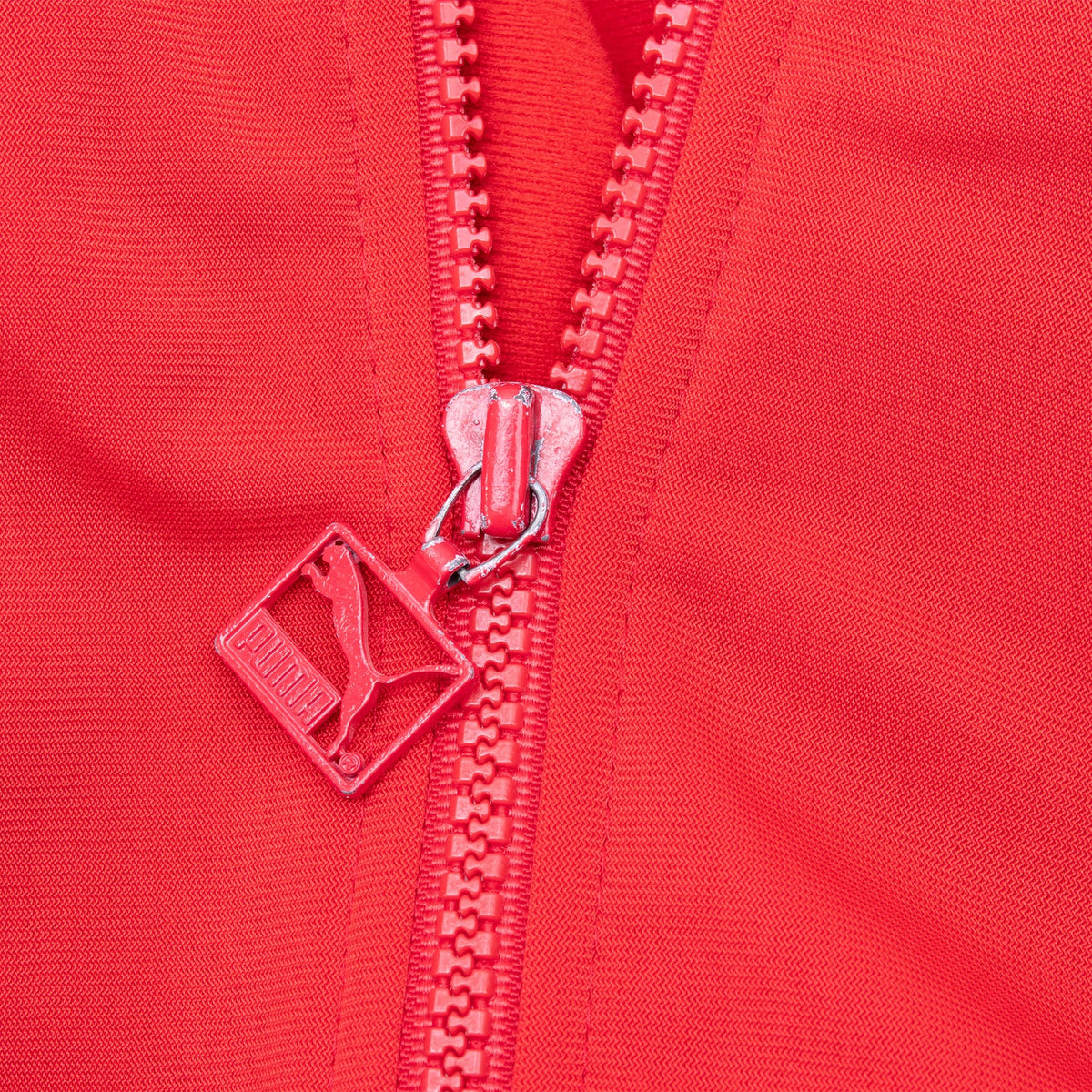 Vintage Puma Red & Black Track Suit Jacket 1980S Size Xl
