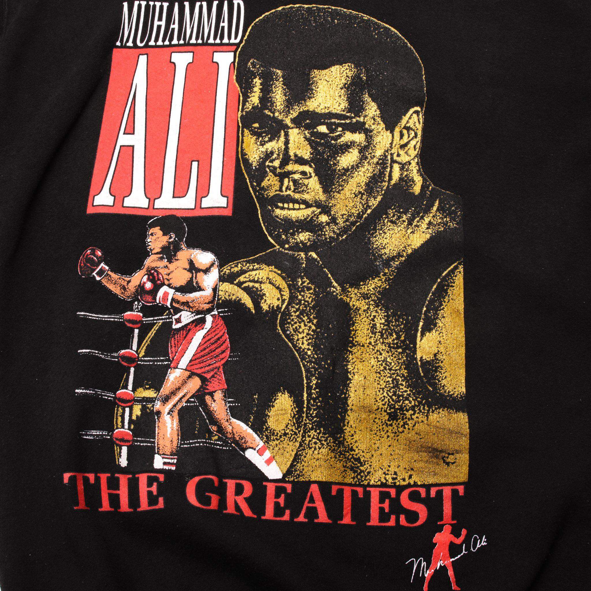 VINTAGE MUHAMMAD ALI THE GREATEST SWEATSHIRT SIZE LARGE MADE IN USA