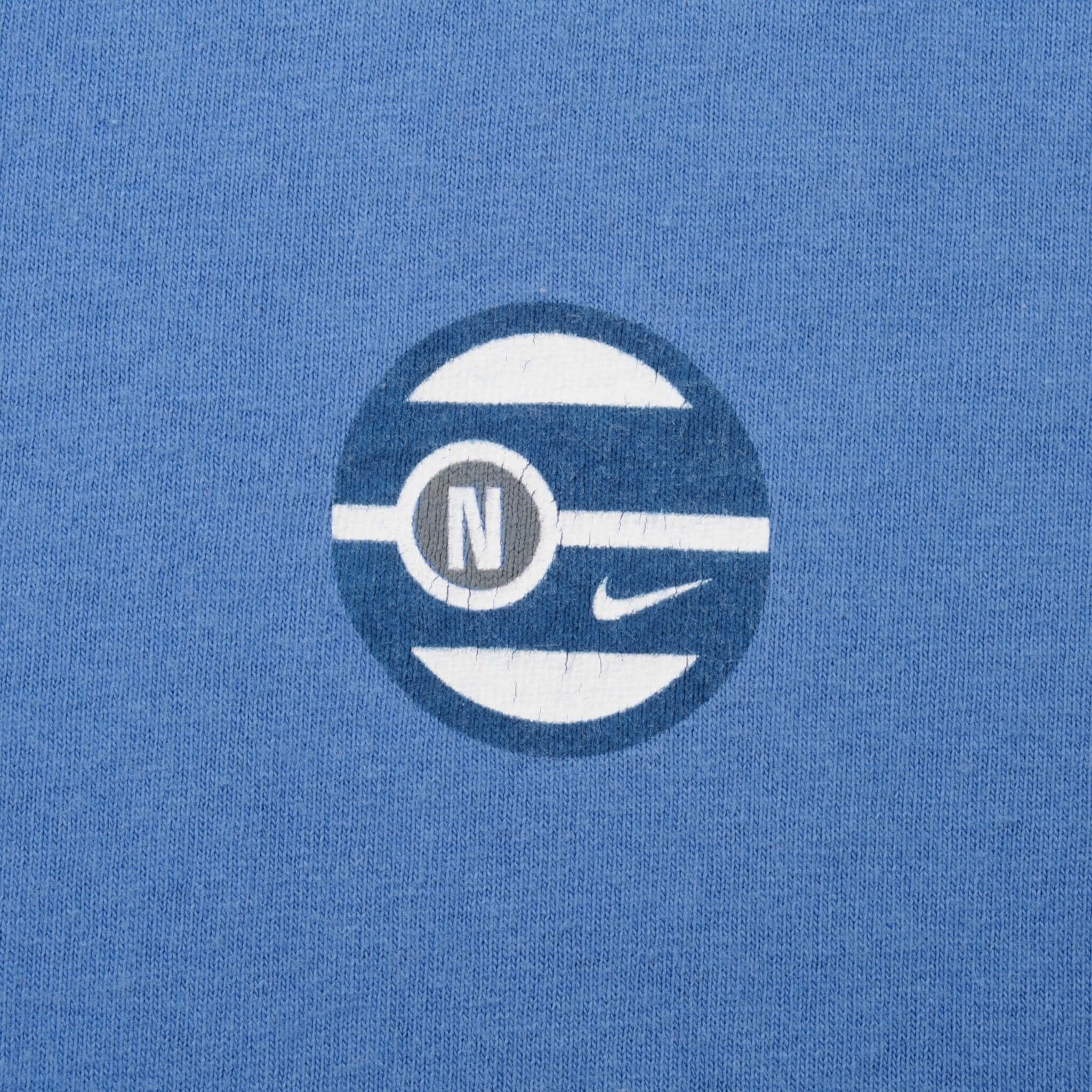 Vintage Nike Spell Out Light Blue Tee Shirt 2000s Size Medium