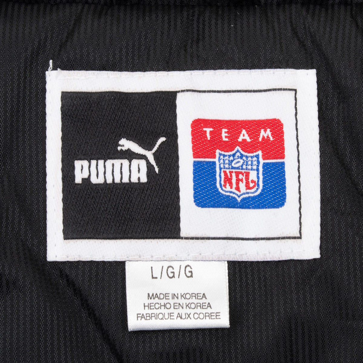 Vintage Nfl Pittsburg Steelers Puma Coat Jacket 1990S Size Large Deadstock. NOS