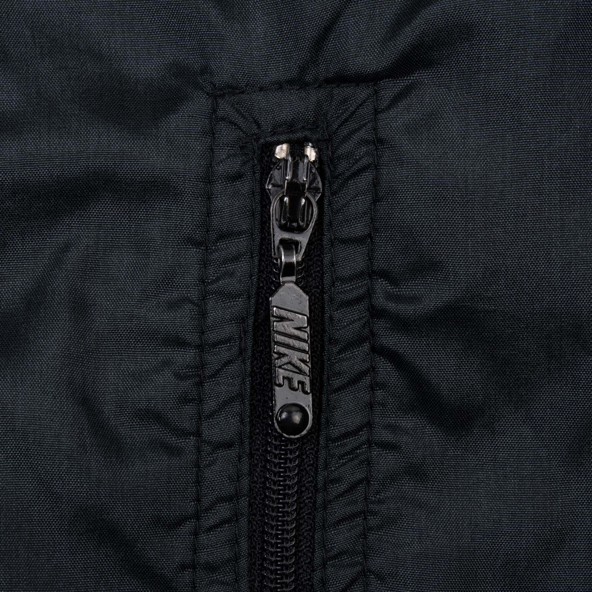 Vintage Nike Swoosh Neon And Black Windbreaker Jacket Late 1980S Size Large