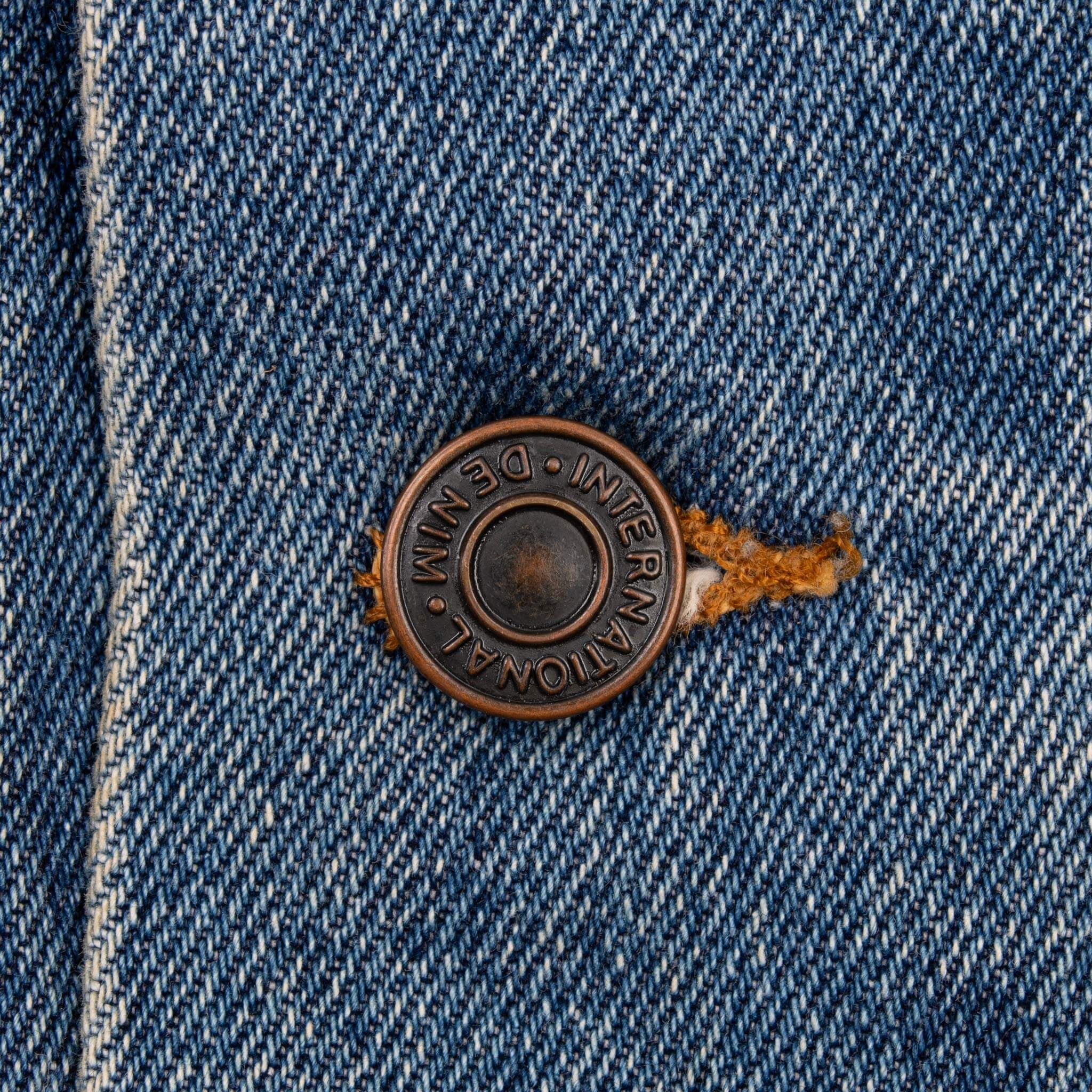 Vintage Planet Hollywood Atlantic City Denim Jacket 1990S Size Large