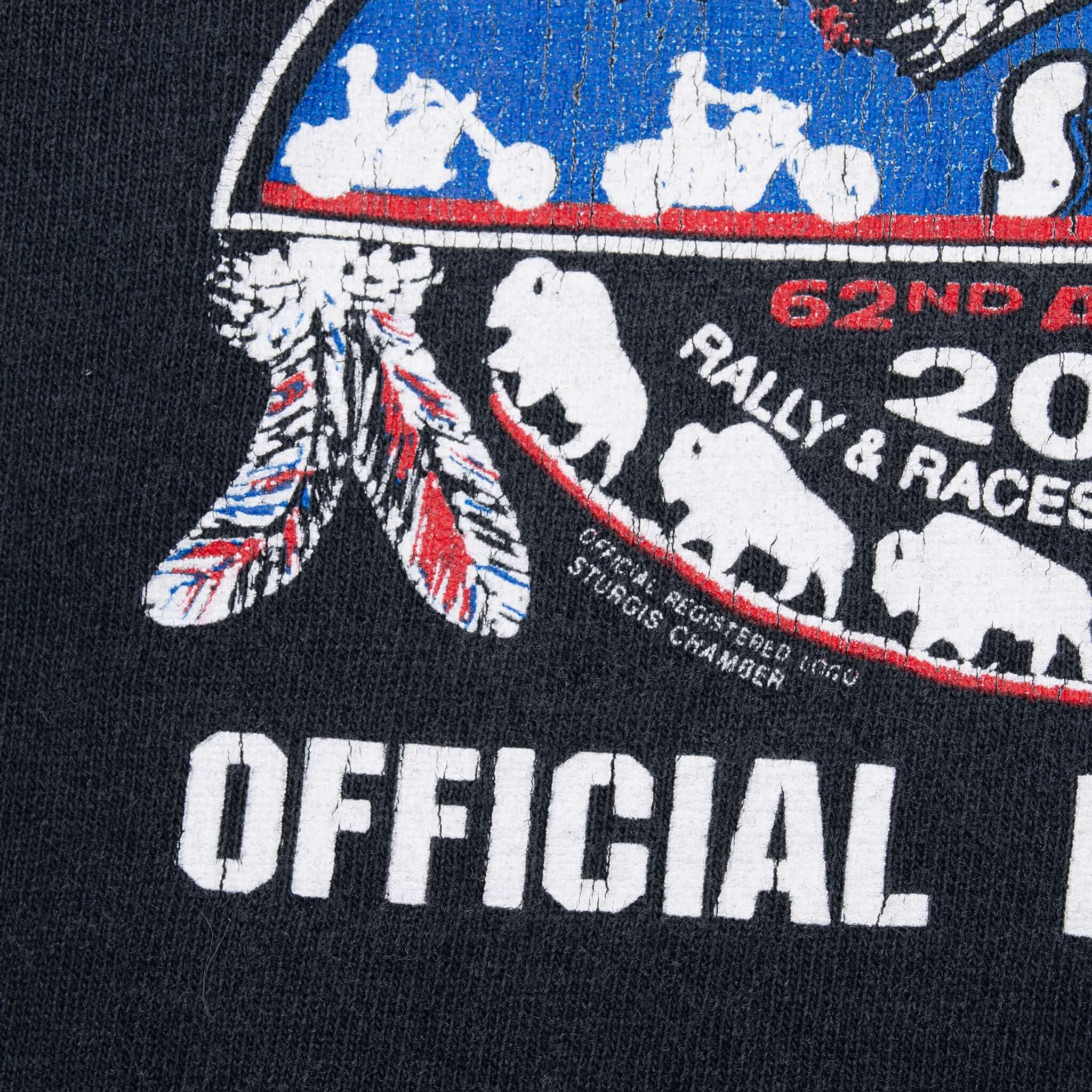 Vintage Biker Sturgis Rally Evel Knievel 2002 Tee Shirt Size Medium Made In Usa