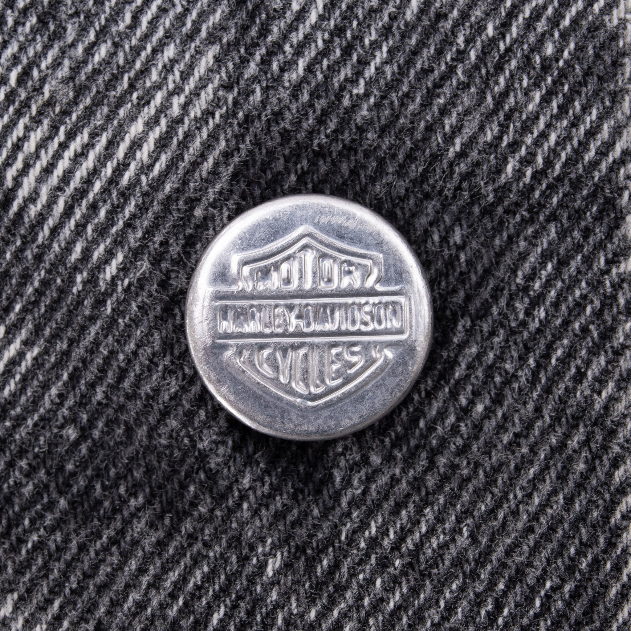 Vintage Harley Davidson Eagle American Legend Denim Jacket Size XL