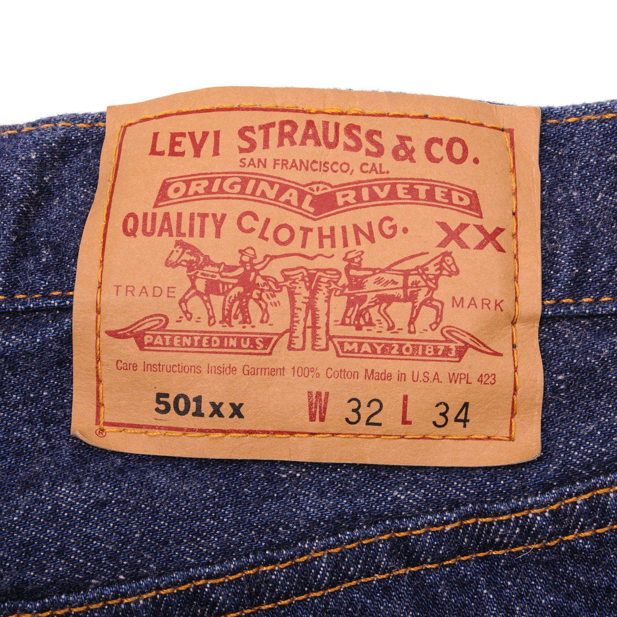 Vintage Label Tag Levi's Jeans