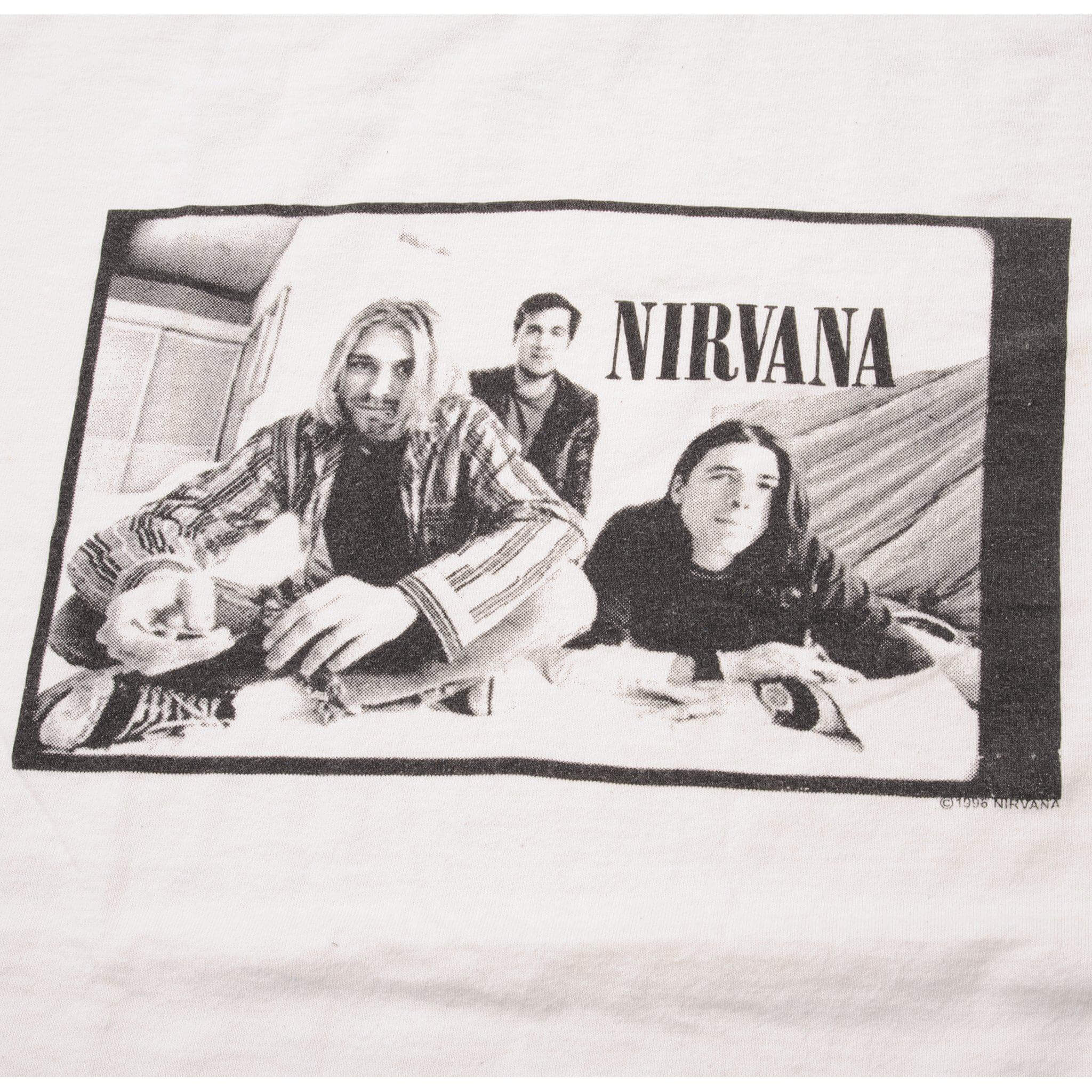 VINTAGE NIRVANA TEE SHIRT 1996 SIZE LARGE