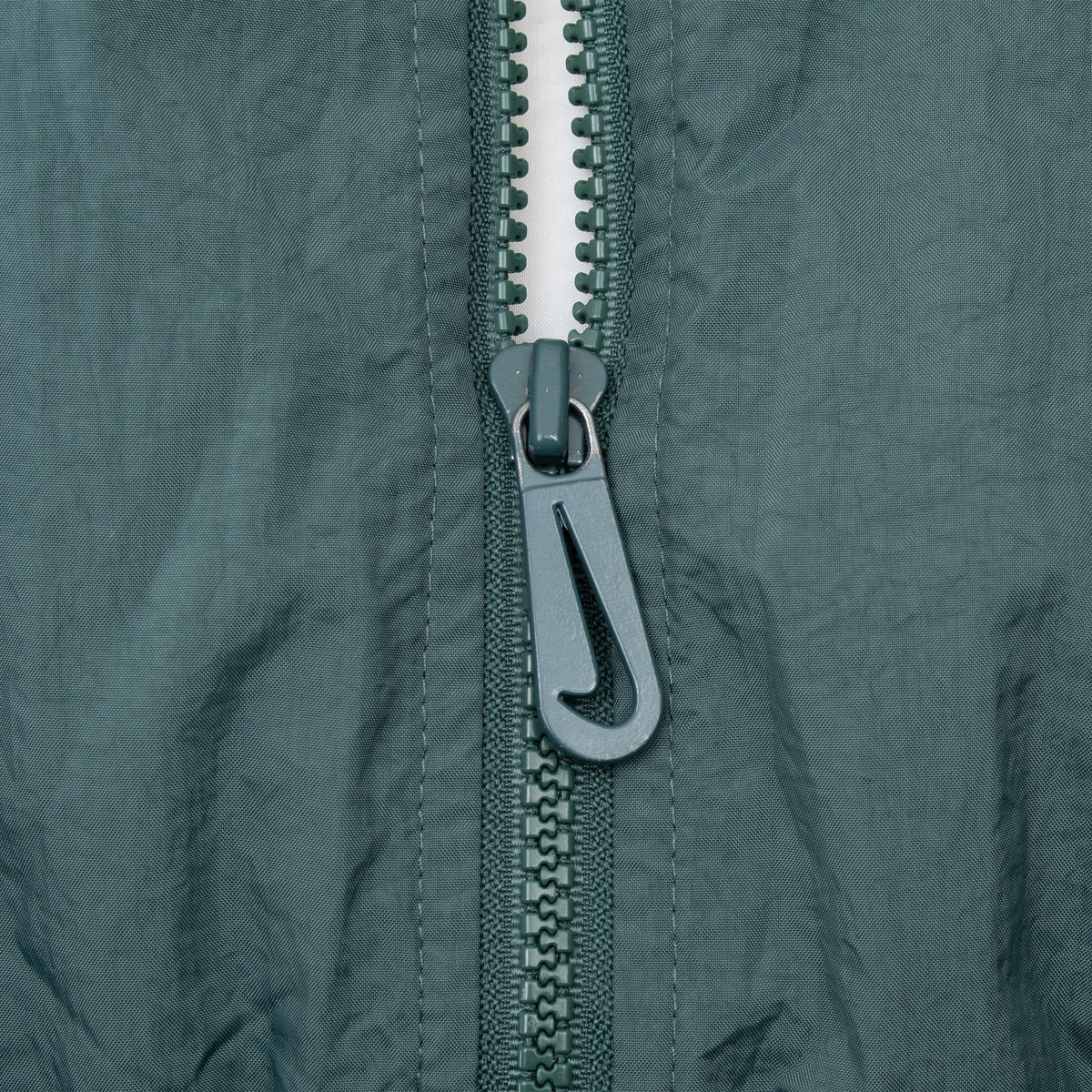 Vintage Nike Classic Swoosh Green Windbreaker Jacket 1990S Size XL