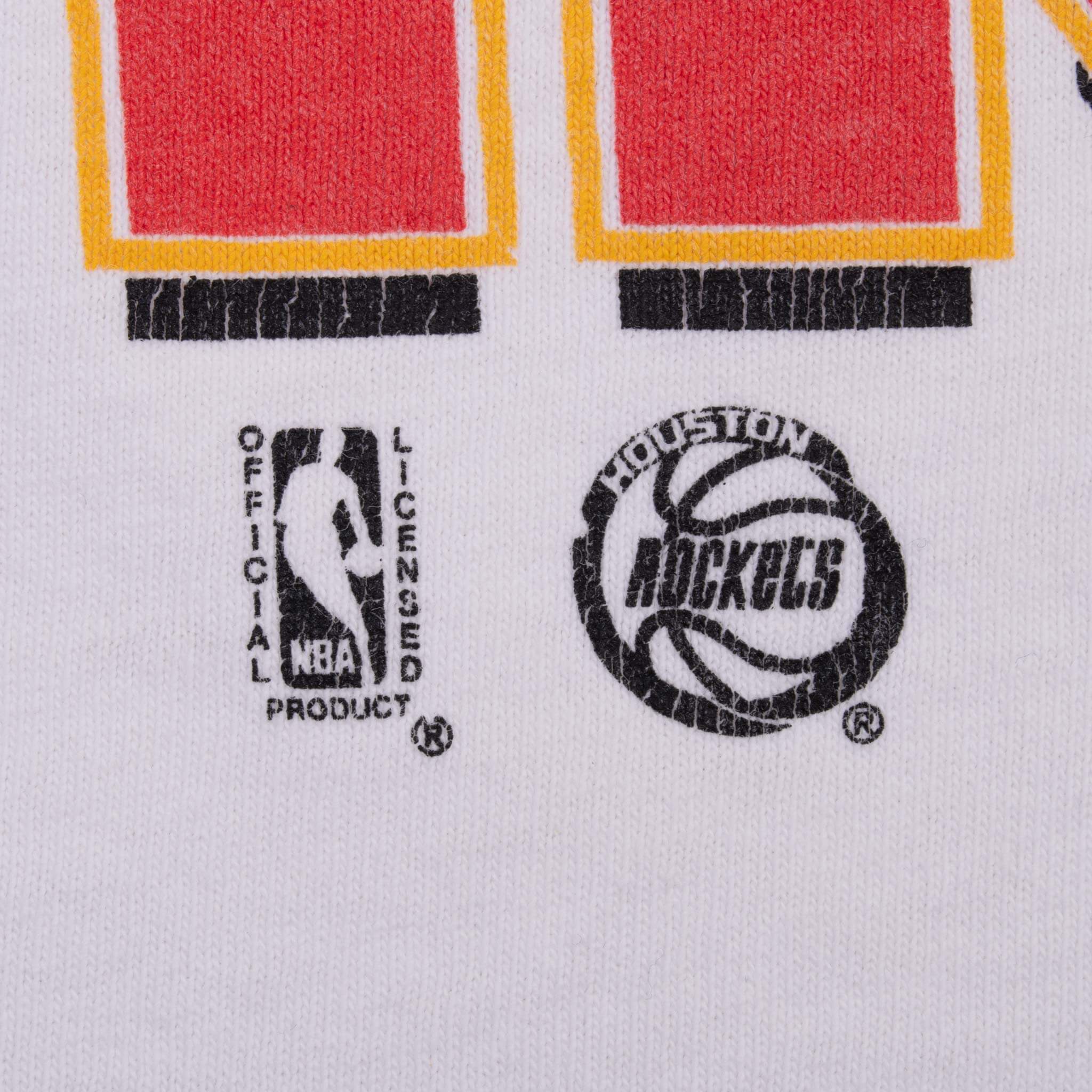 Vintage Nba Houston Rockets World Champion 1995 Tee Shirt Size Medium Made In Usa