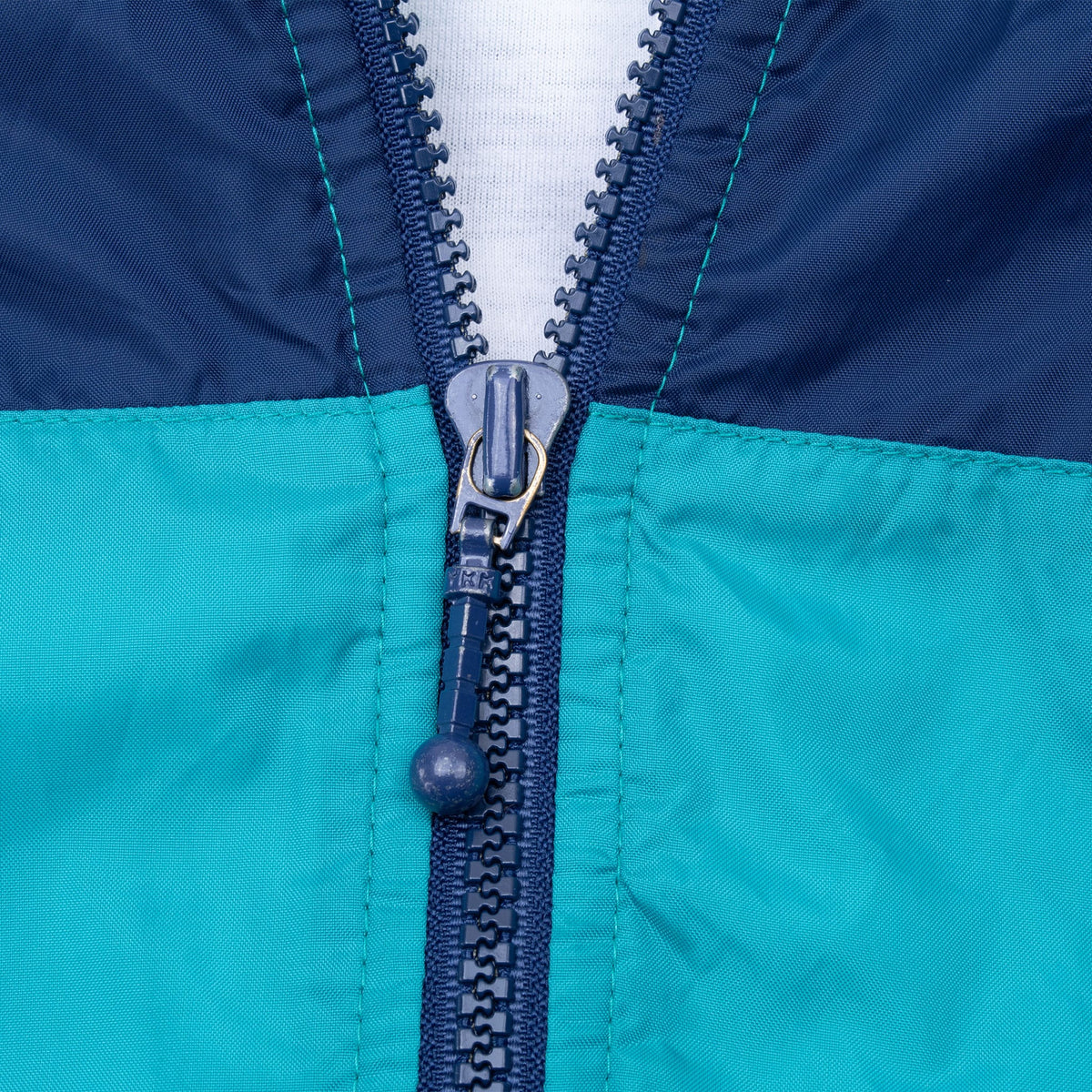 Vintage Nike Teal Blue Windbreaker Jacket Early 1990S Size Large