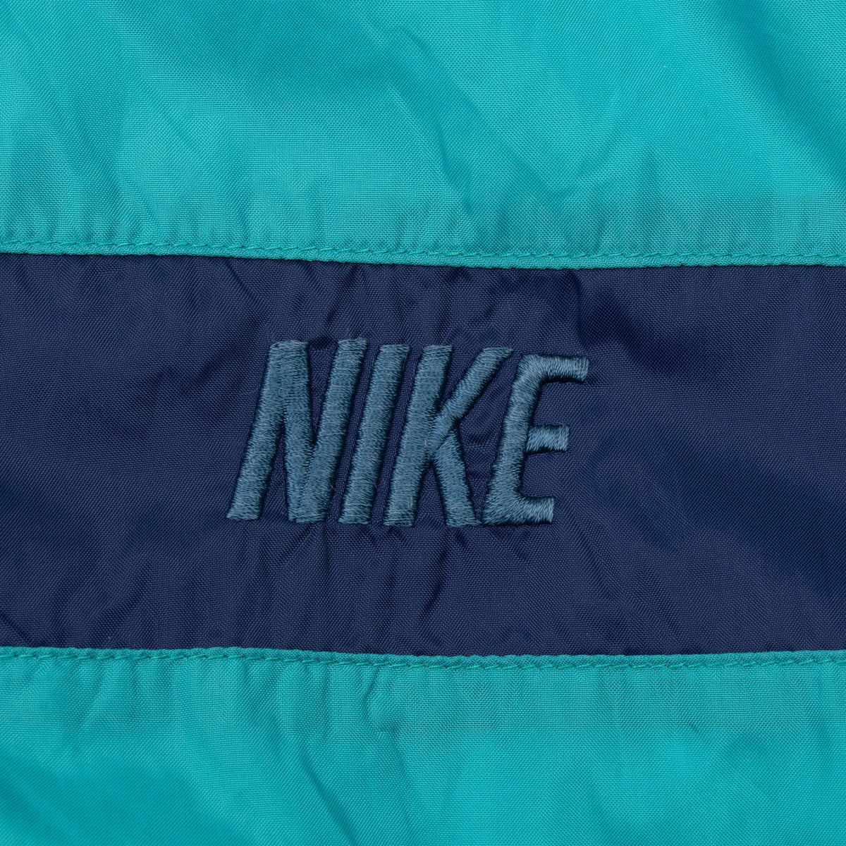 Vintage Nike Teal Blue Windbreaker Jacket Early 1990S Size Large
