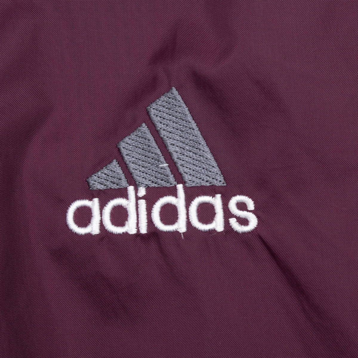 Vintage Adidas Purple 3 Stripes Windbreaker Jacket 1990S Size Large