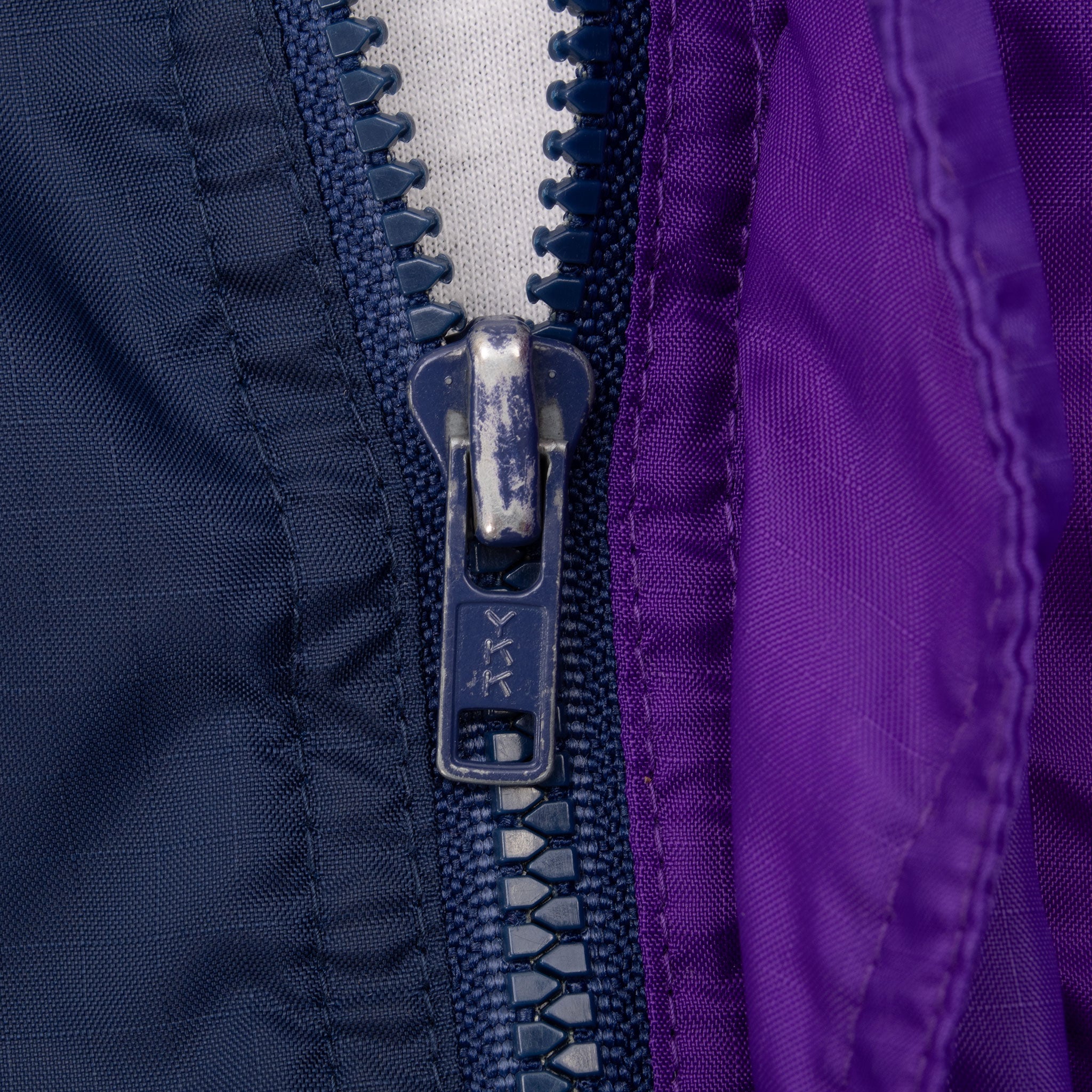 Vintage Nike Swoosh Purple Windbreaker Jacket Late 1980S Size XL