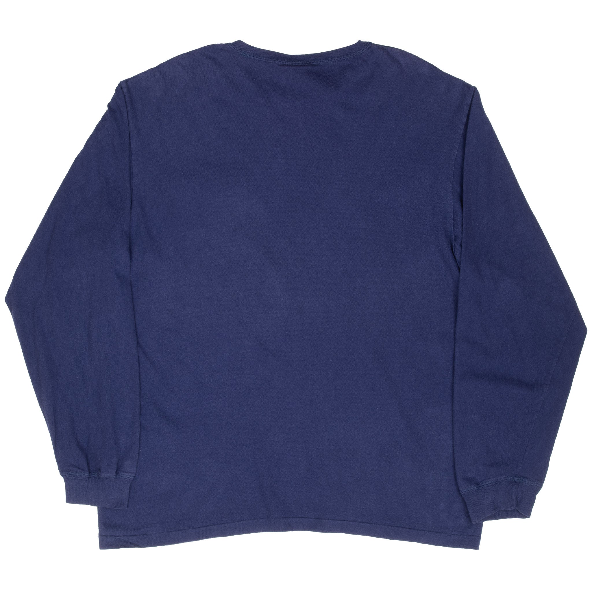 Back of navy Polo Ralph Lauren long-sleeve T-shirt