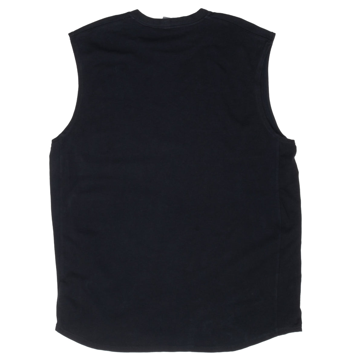 Plain back of black Nike sleeveless shirt