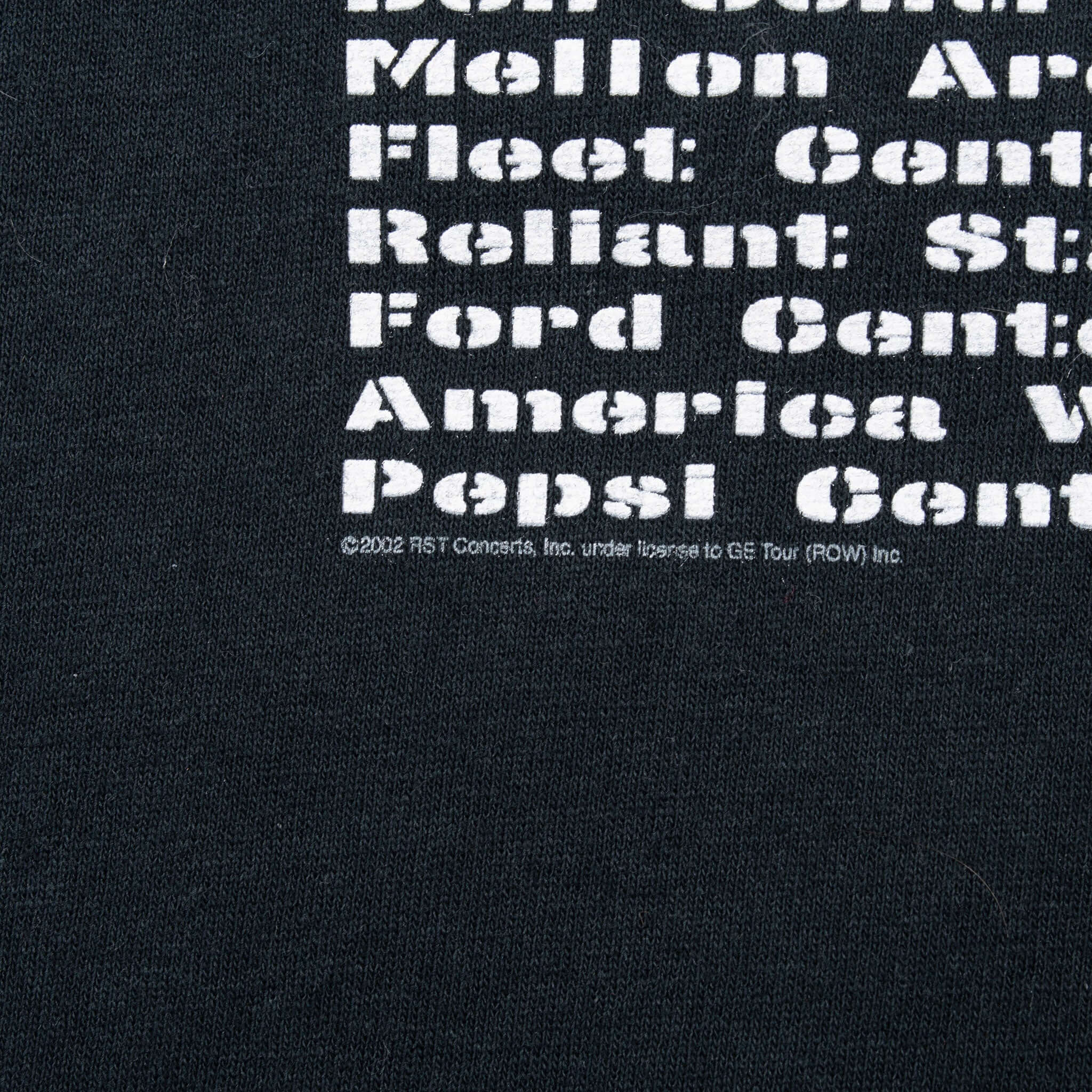 Vintage The Rolling Stones Tour 2002 2003 Tee Shirt Size XL