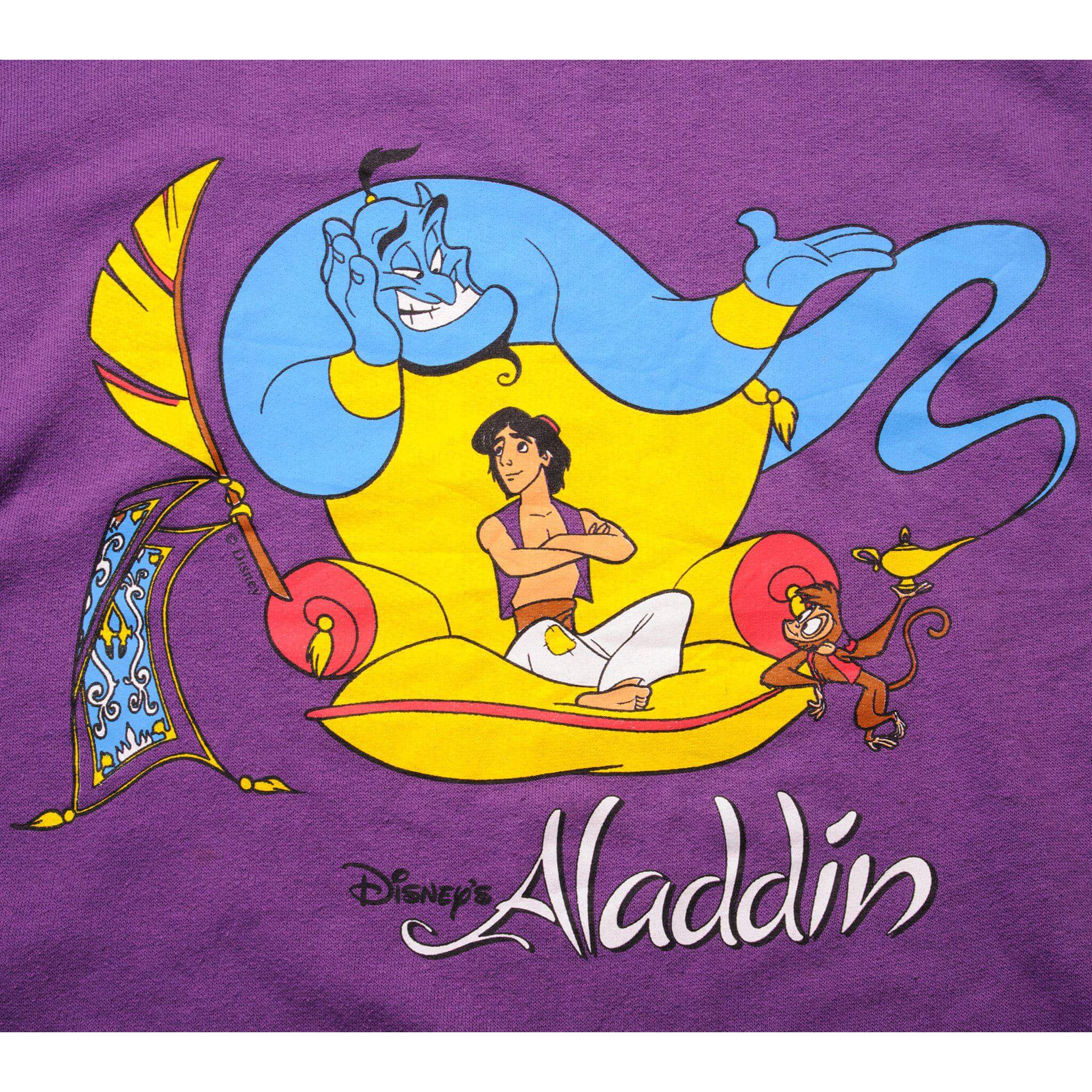 VINTAGE DISNEY ALADDIN SWEATSHIRT 1990S SIZE XS