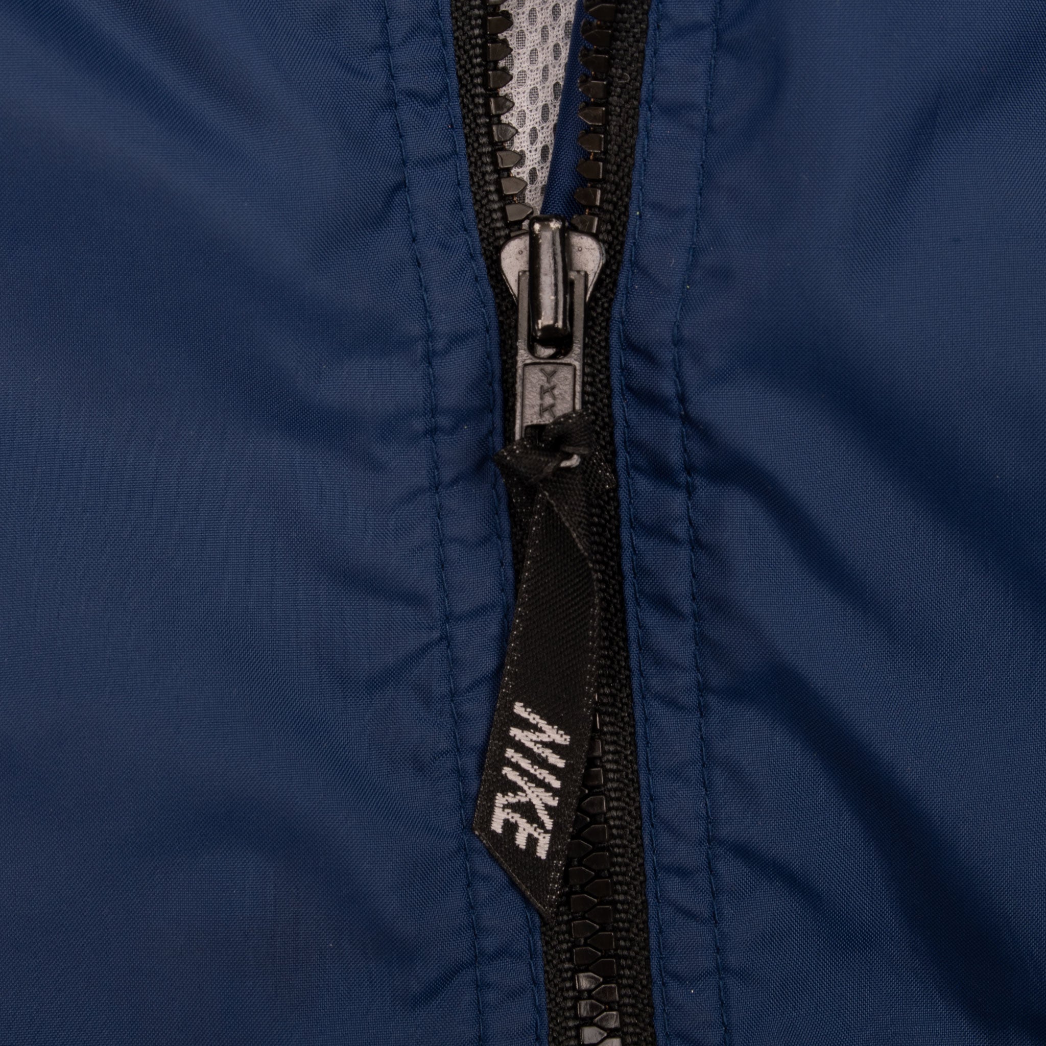 Vintage Nike Classic Swoosh Blue Windbreaker Jacket 1990S Size Large