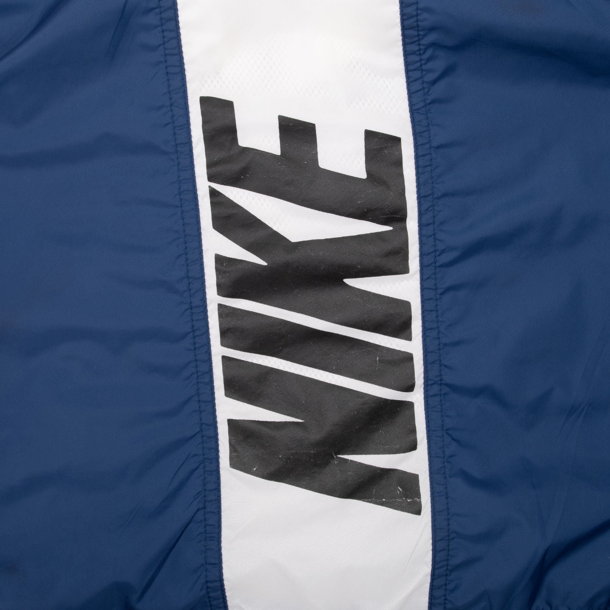 Vintage Nike Classic Swoosh Blue Windbreaker Jacket 1990S Size Large