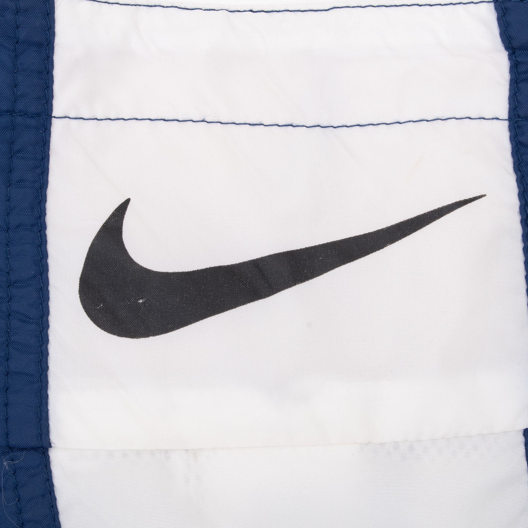 Vintage Nike Classic Swoosh Blue Windbreaker Jacket 1990S Size Large