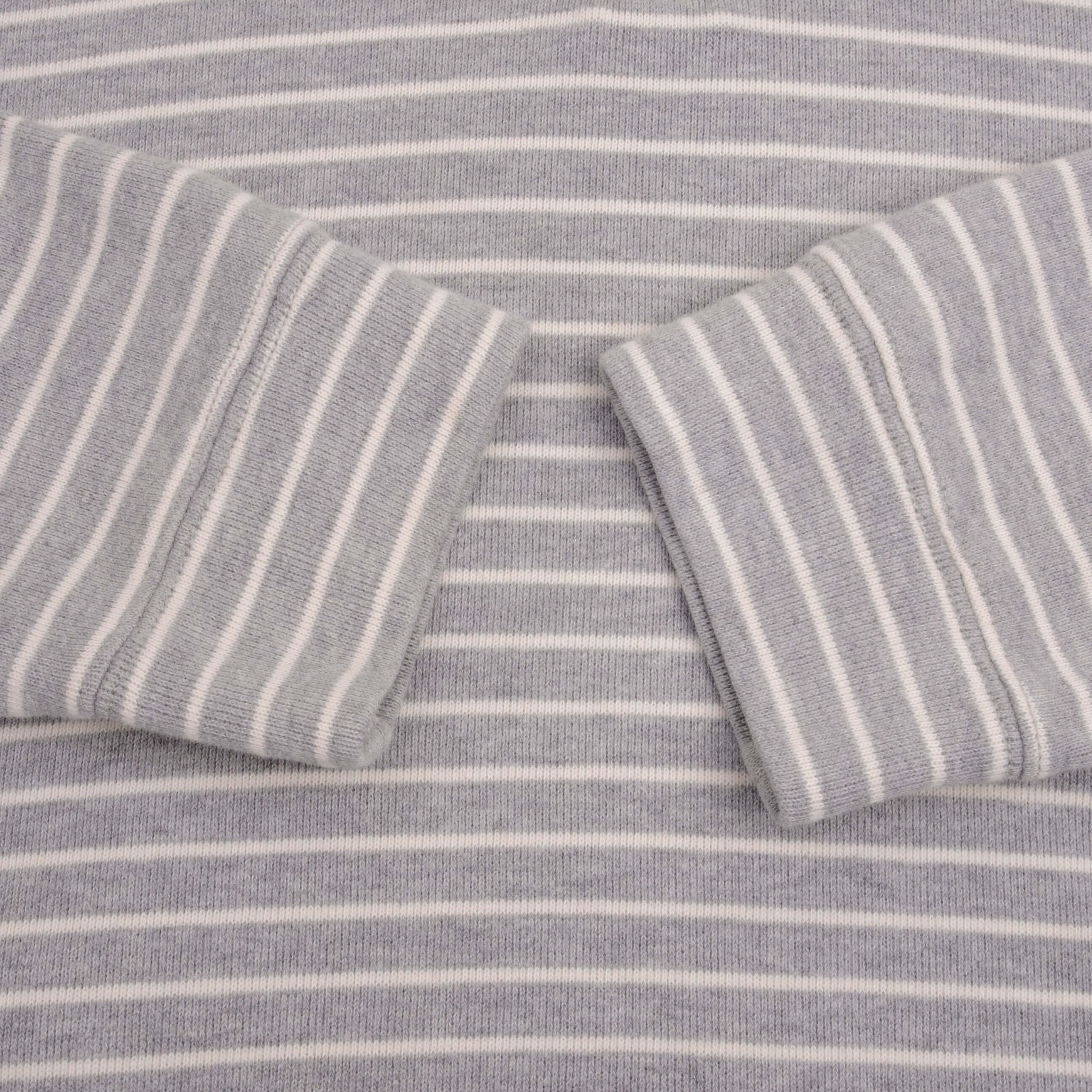 Polo Ralph Lauren Gray Stripped Quarter 1/4 Zip Sweater Size 2XL