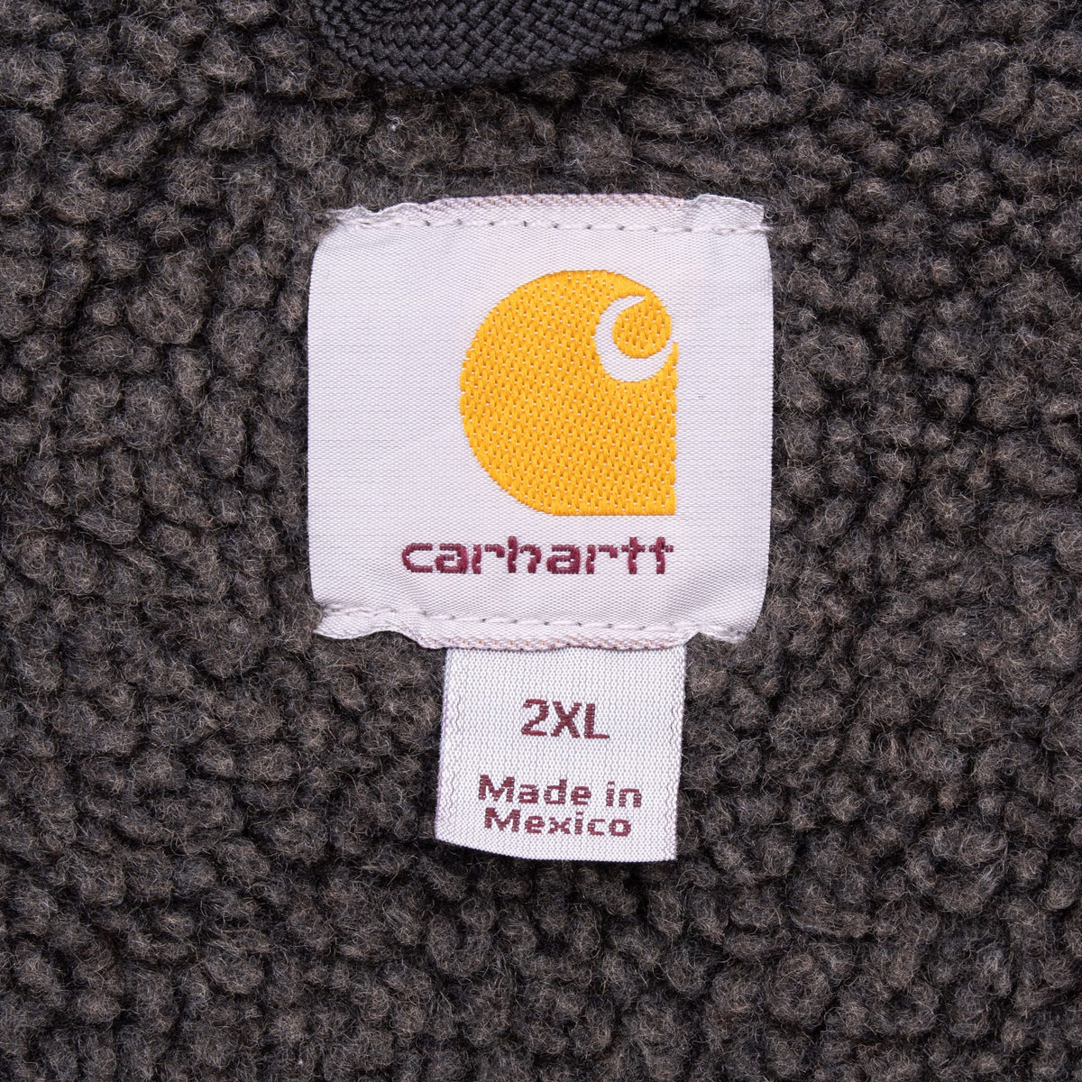Vintage Carhartt Sherpa Black Active Jacket 2015 J141Blk Size 2XL