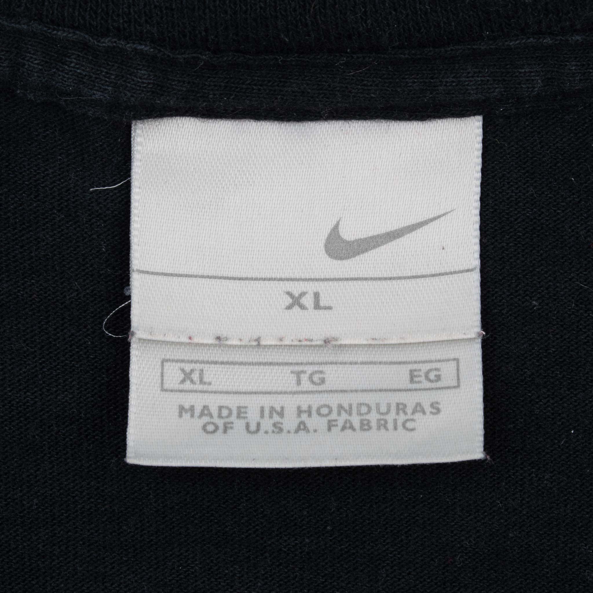 Vintage Nike There Is No Finish Line 2000S Black Tee Shirt Size XL