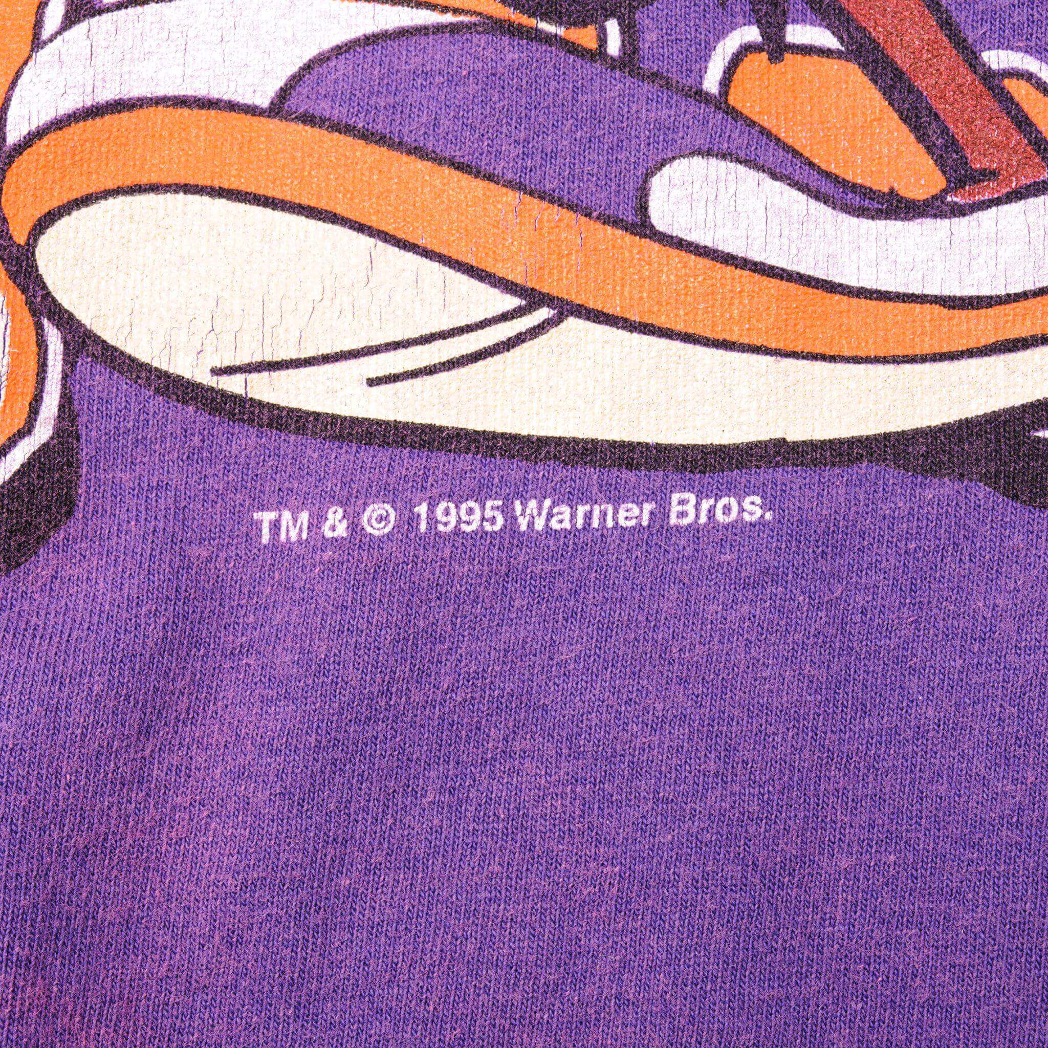 VINTAGE NBA PHOENIX SUNS LOONEY TUNES TEE SHIRT 1995 SIZE LARGE MADE IN USA