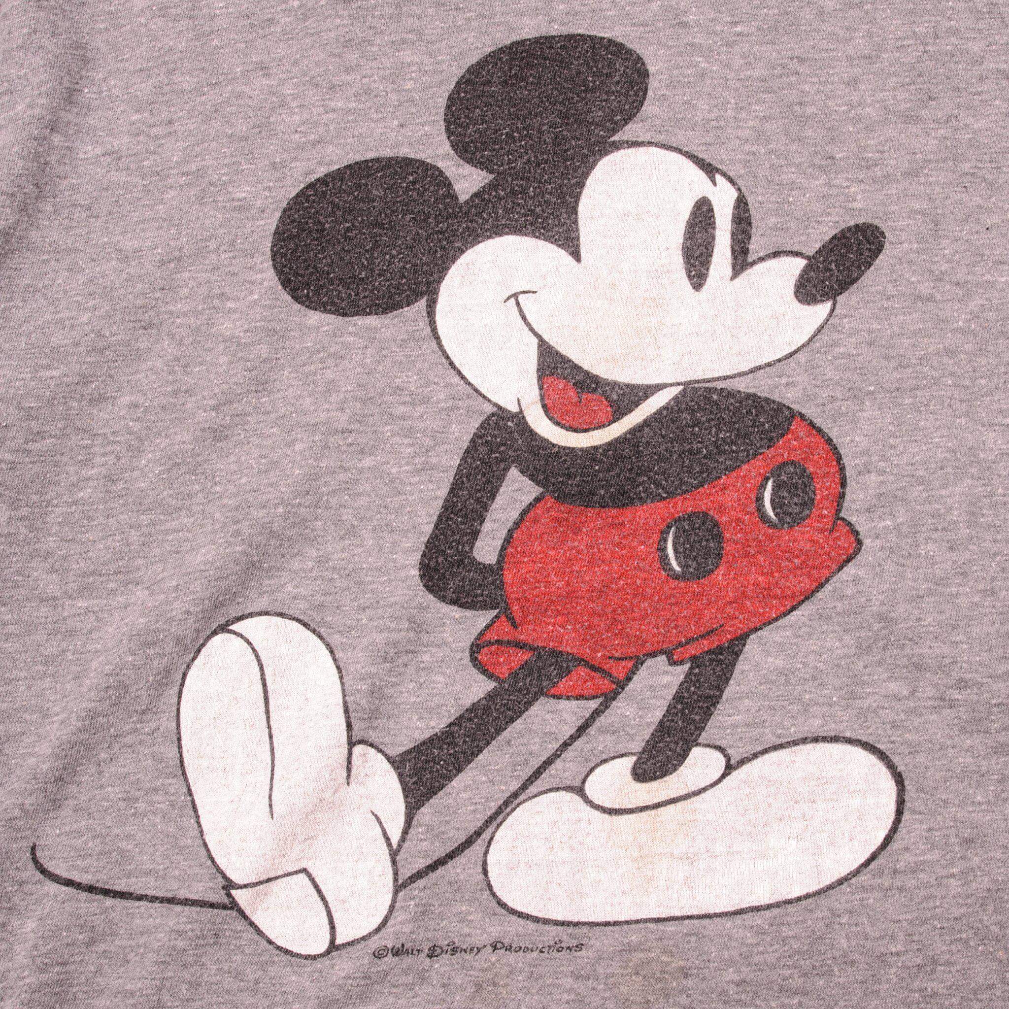 VINTAGE MICKEY MOUSE TEE SHIRT SIZE MEDIUM MADE IN USA 1970s