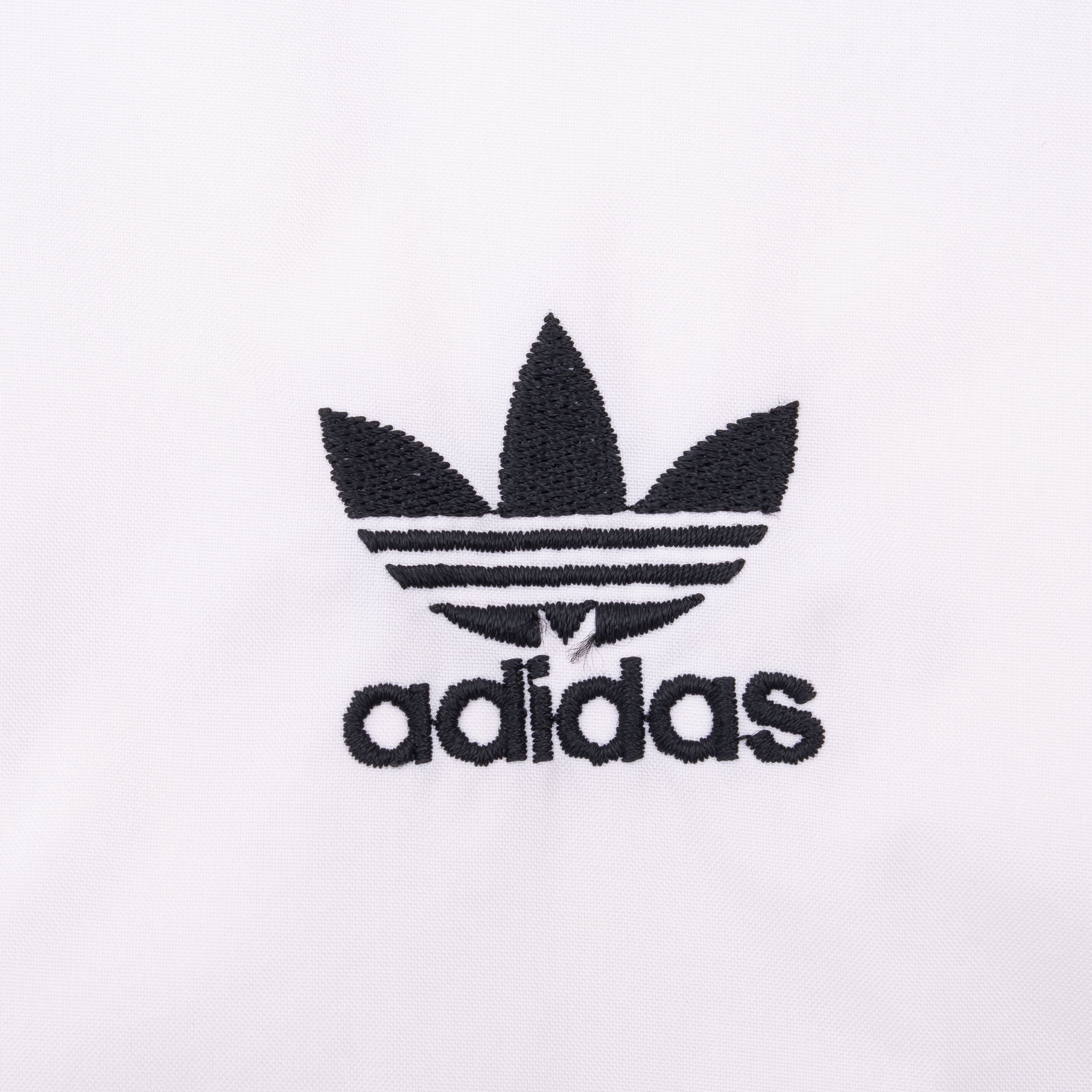 Vintage Adidas Blue White Black 1990S Windbreaker Jacket Size XL