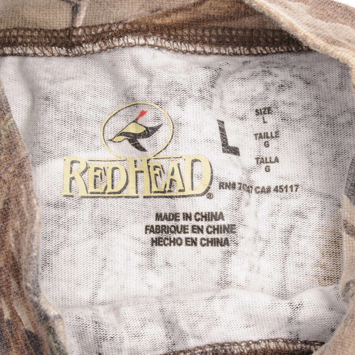 Vintage Hunting Realtree Ap Hd Camo Long Sleeve Pocket Tee Shirt 2000S Size Large