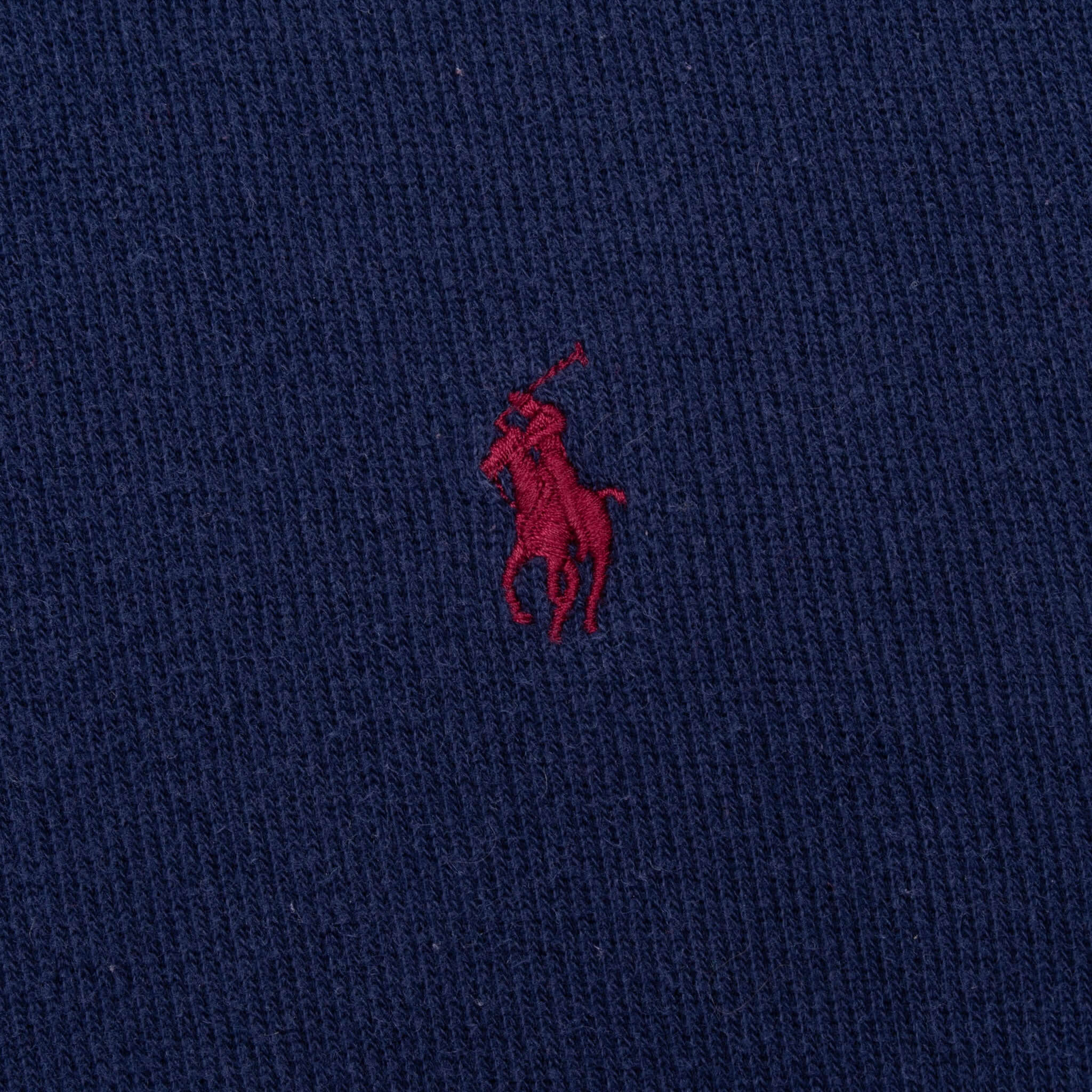 Vintage Polo Ralph Lauren Navy Blue Quarter 1/4 Zip Sweater 1990S Size 2XL Big