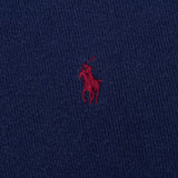 Vintage Polo Ralph Lauren Navy Blue Quarter 1/4 Zip Sweater 1990S Size 2XL Big