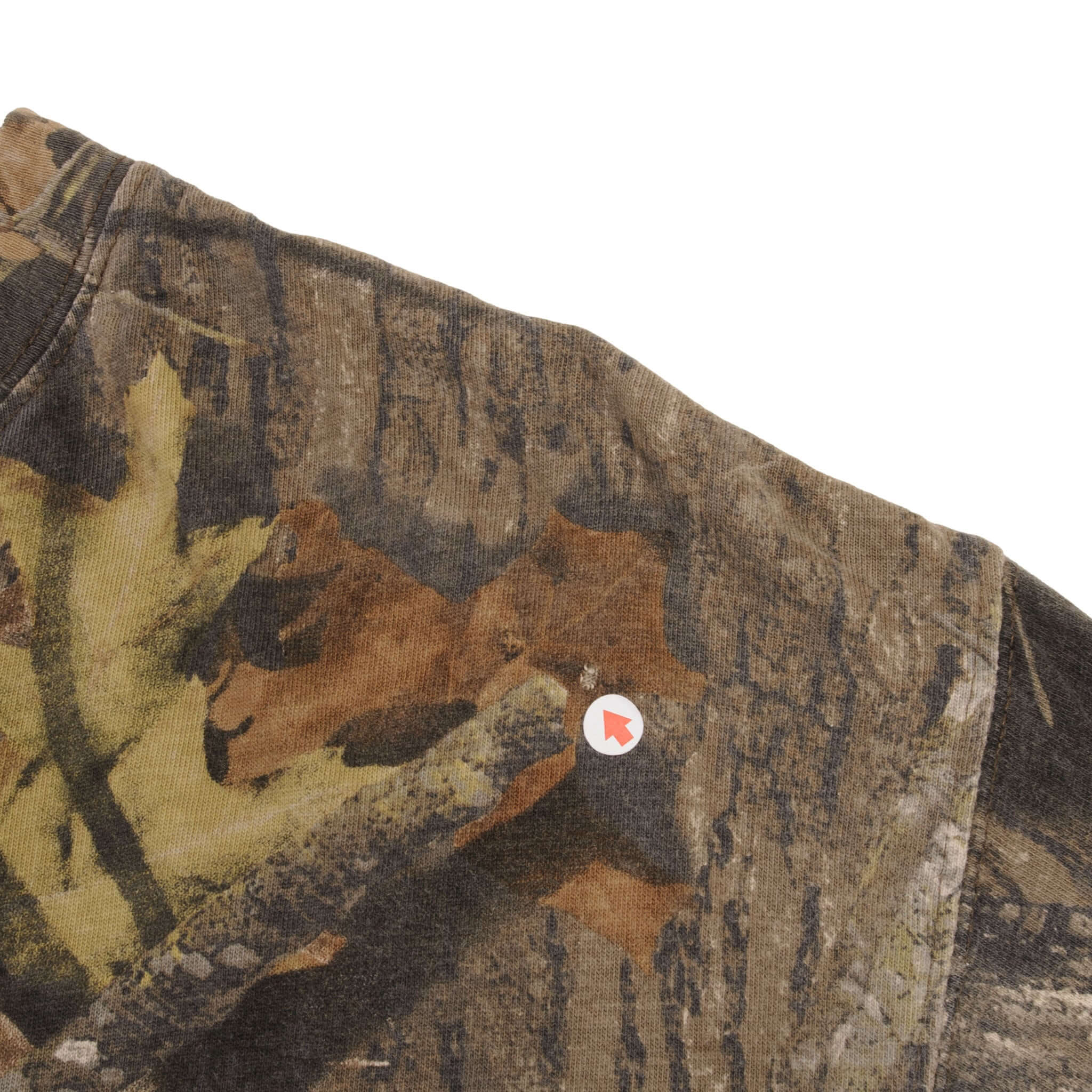 VINTAGE HUNTING MOSSY OAK BREAK UP CAMO LONG SLEEVE POCKET TEE SHIRT SIZE XL