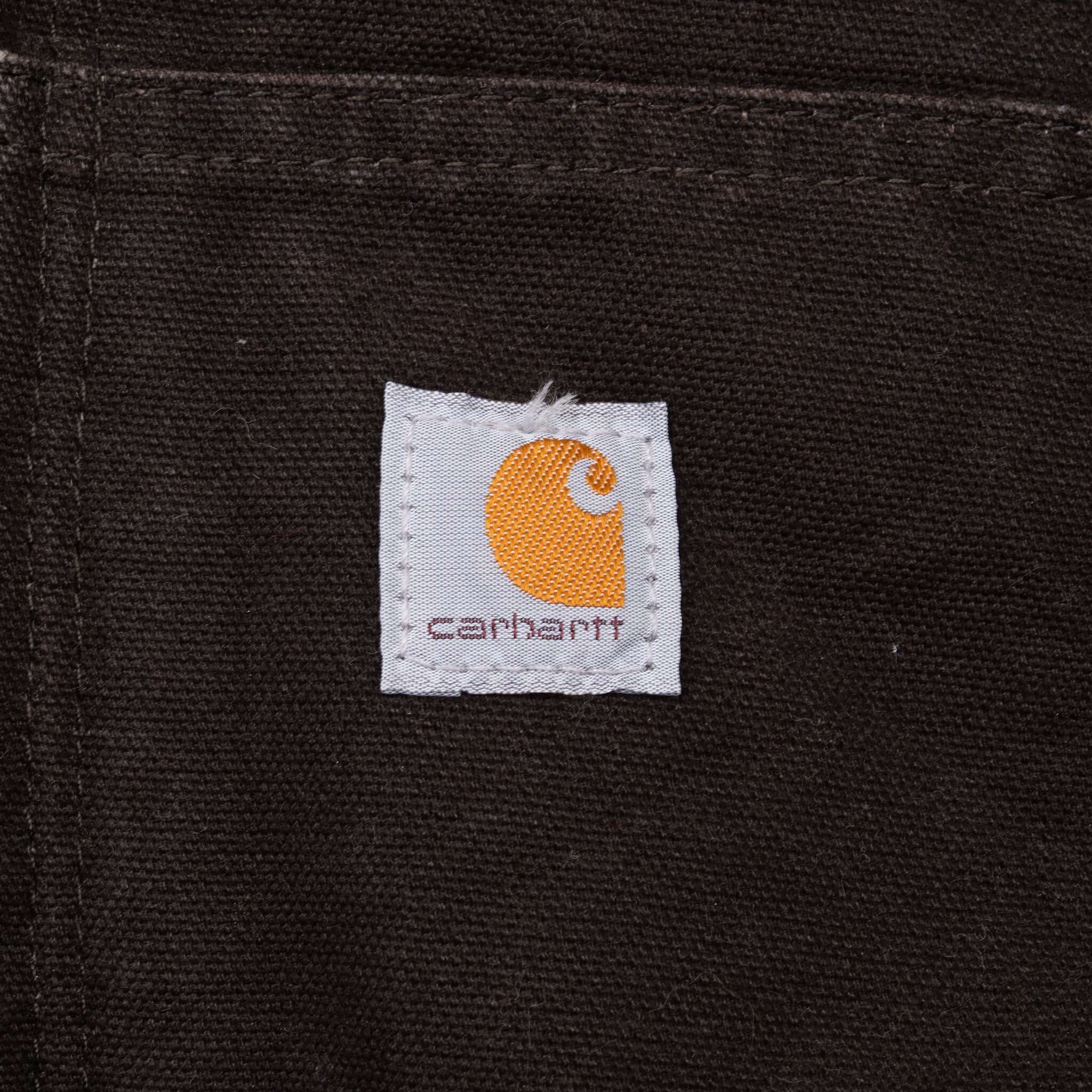 Vintage Carhartt Dark Brown WJ130Dkb Active Jacket Size Woman Medium