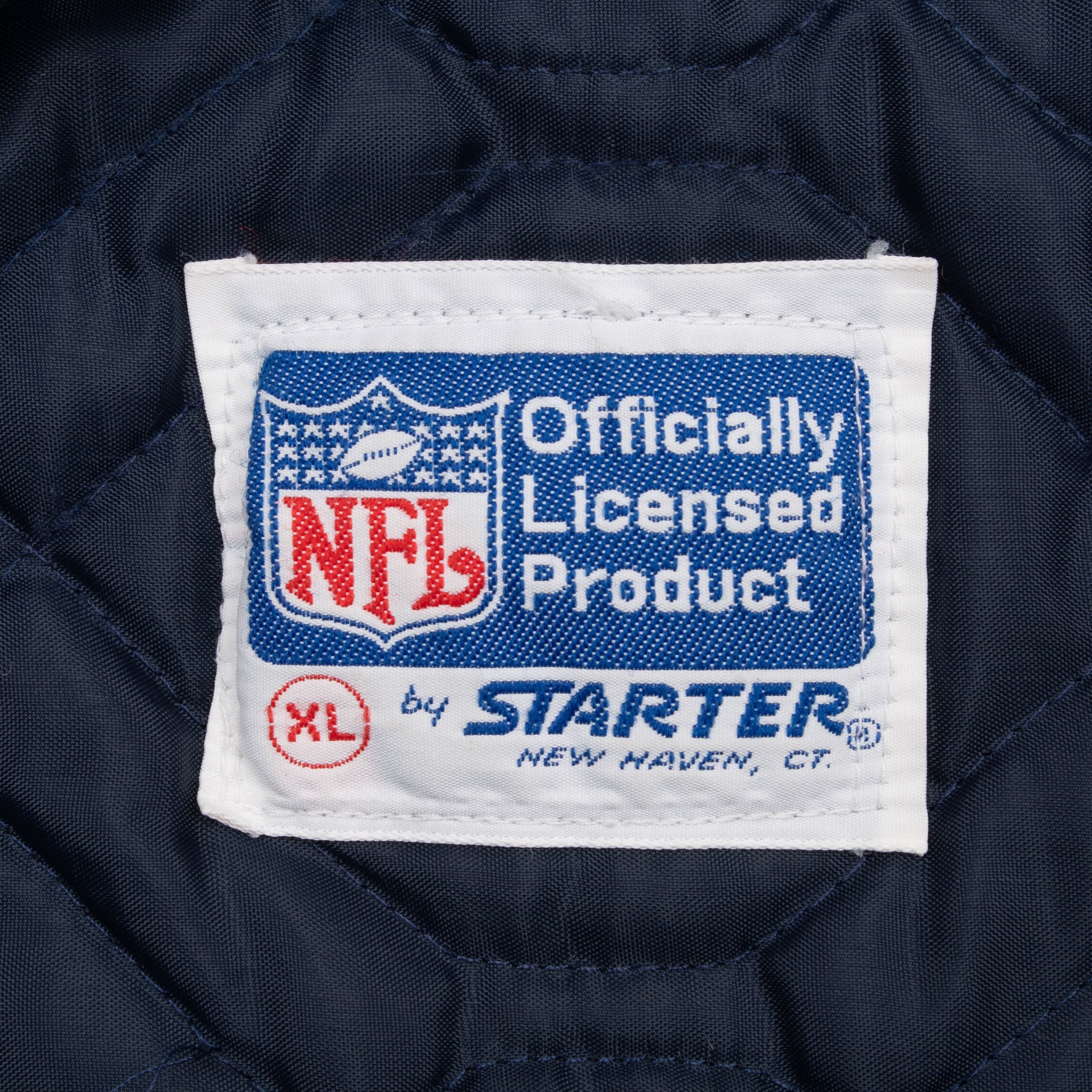 Vintage Nfl Chicago Bears Starter Satin Bomber Jacket 1990S Size XL Made In Usa