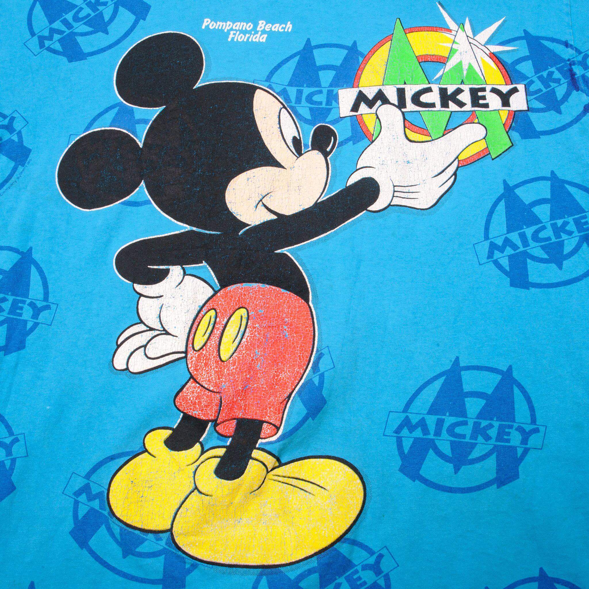 VINTAGE MICKEY MOUSE TEE SHIRT 1990s SIZE LARGE MADE IN USA