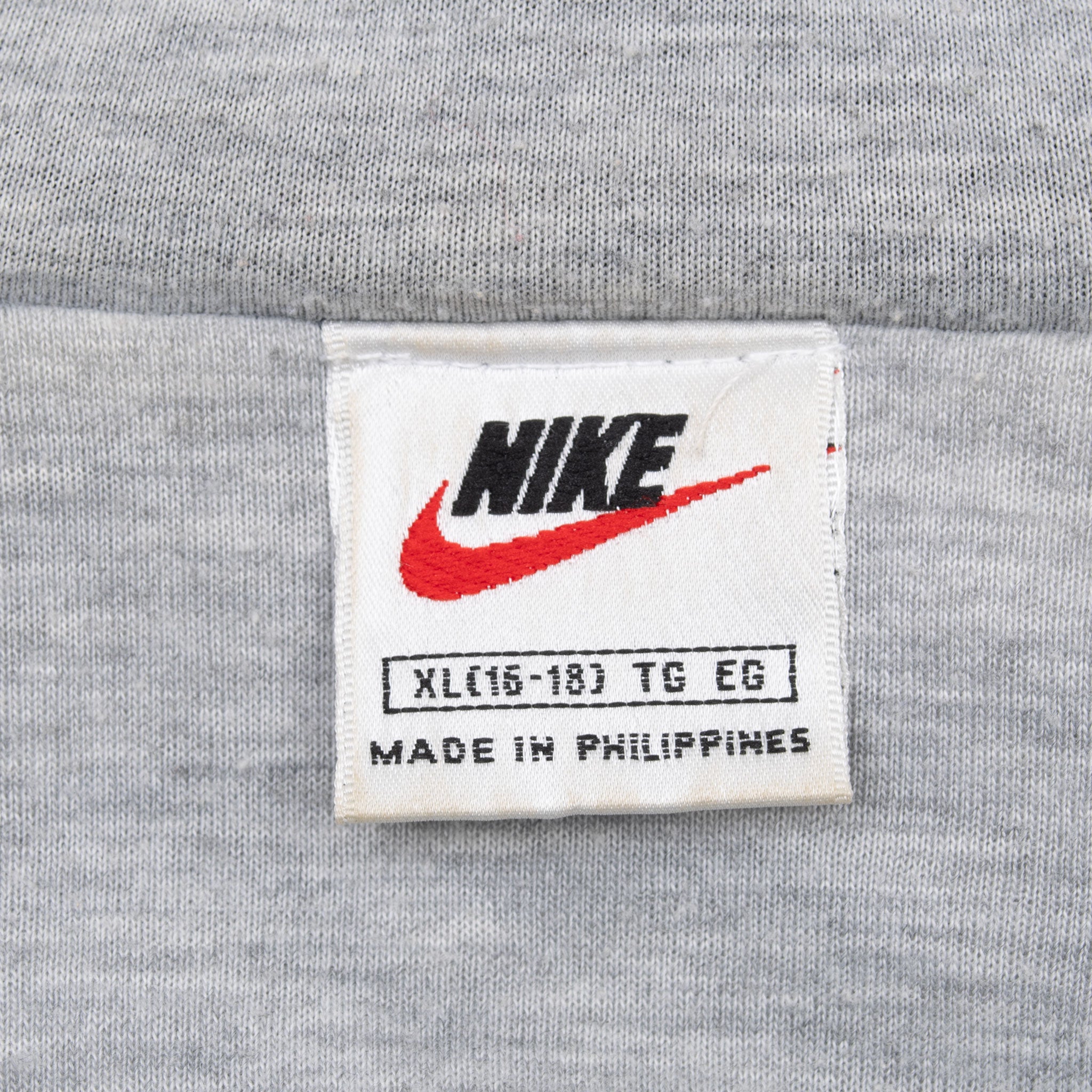 Vintage Nike Classic Swoosh Black Windbreaker Jacket 1990S Size XL (16-18) Youth