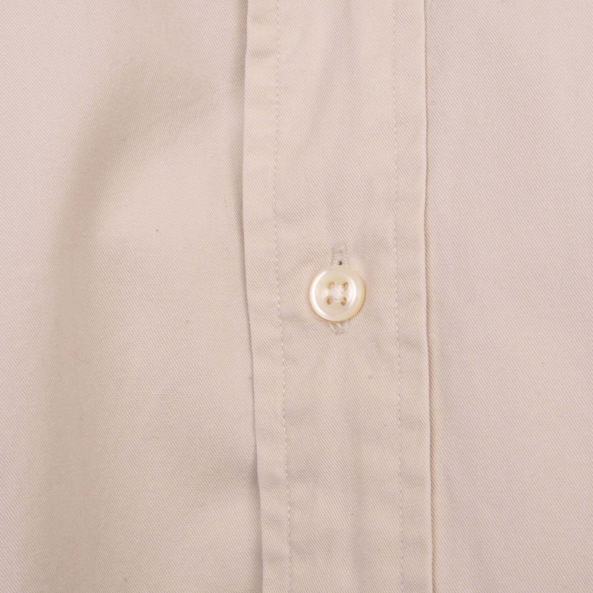Vintage Ralph Lauren Beige Shirt 1990S Size Medium