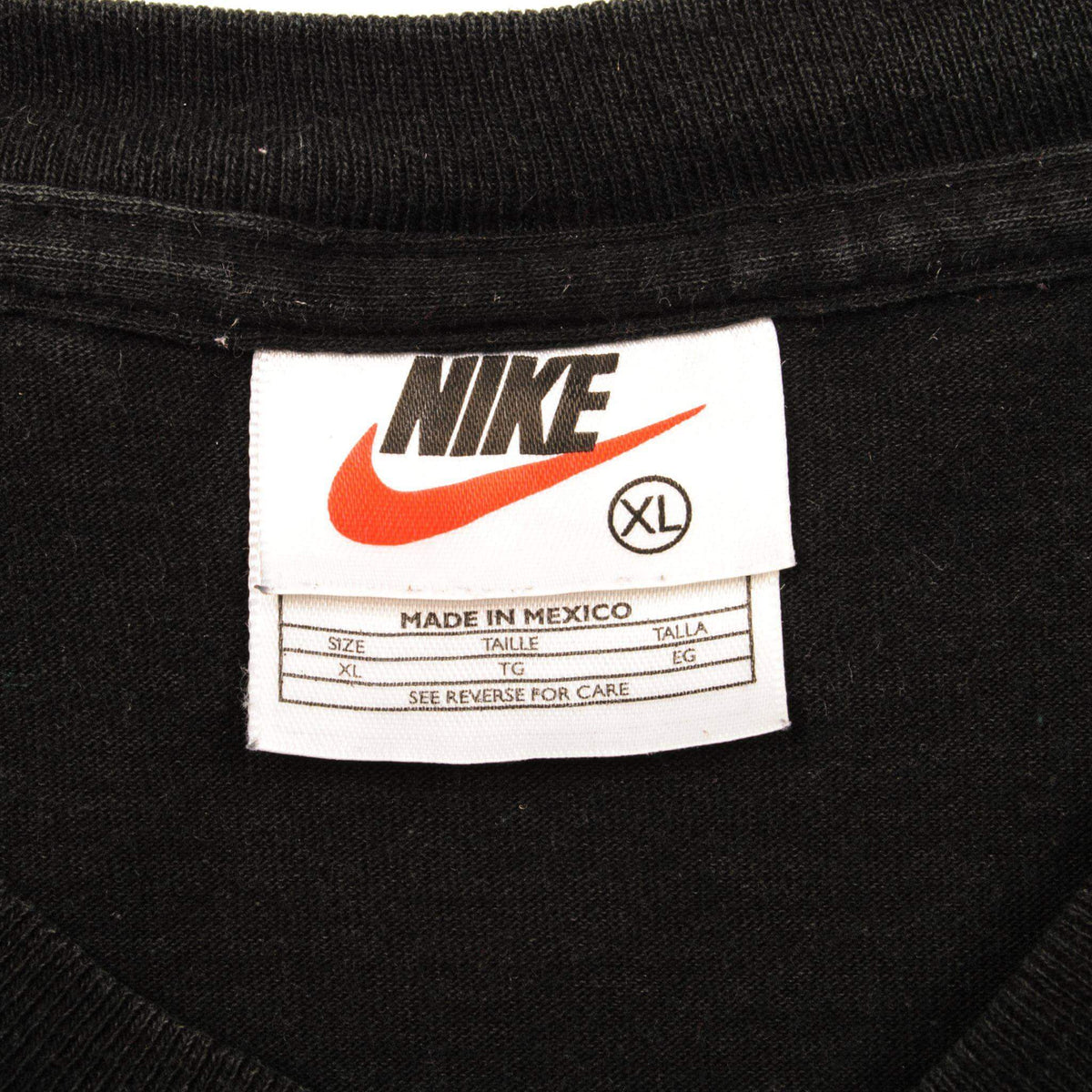 Vintage Label Tag Nike Late 90s 1990s