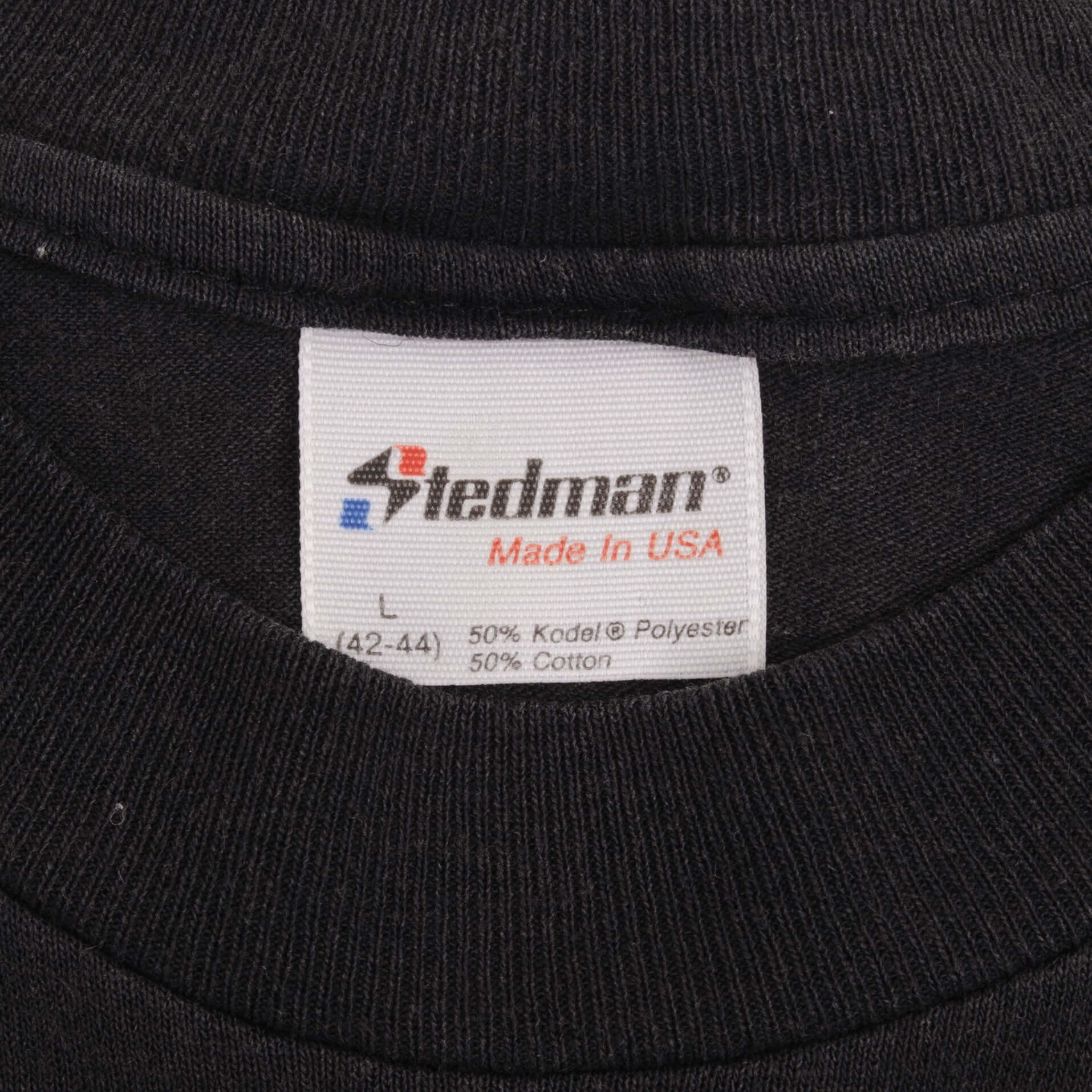 Vintage NHL San Jose Sharks Tee Shirt 1990s Size Medium With Single Stitch Sleeves. Made In USA. Stedman