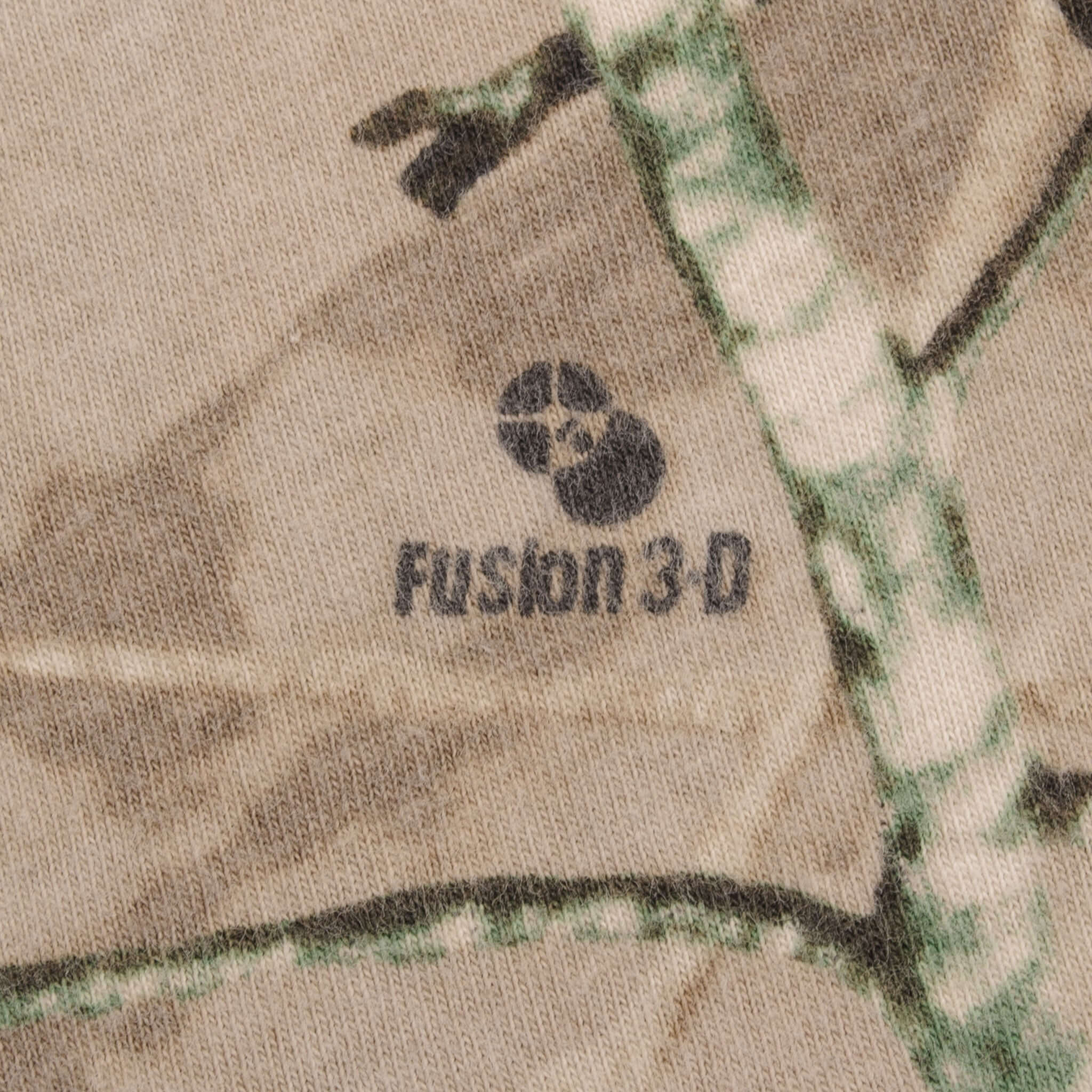 Vintage Hunting Fusion 3D Camo Long Sleeve Pocket Tee Shirt Size 2XL