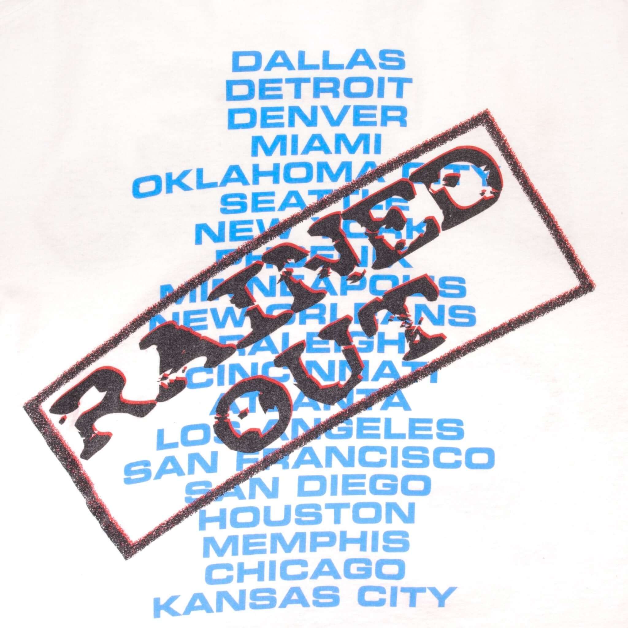 Vintage El Niño And La Niña World Weather Climate Patern Tee Shirt 1990S Size Large