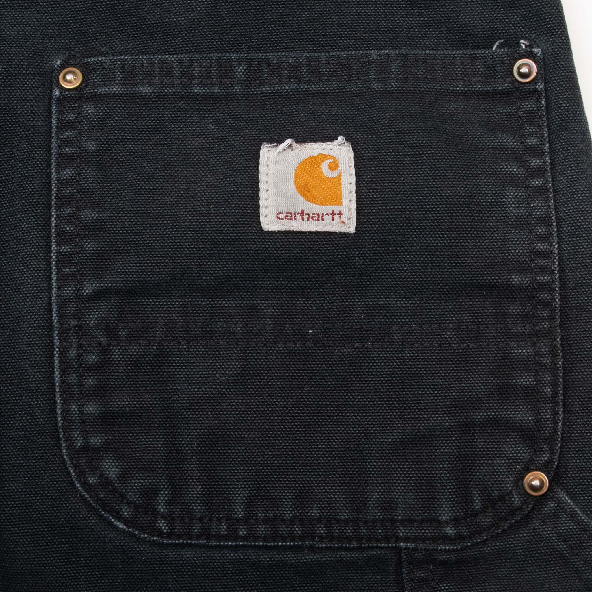 Vintage Carhartt Carpenter Double Knee Black Pants 2000S Size 33X29
Size on tag 34X30 Actual Size 33X29
