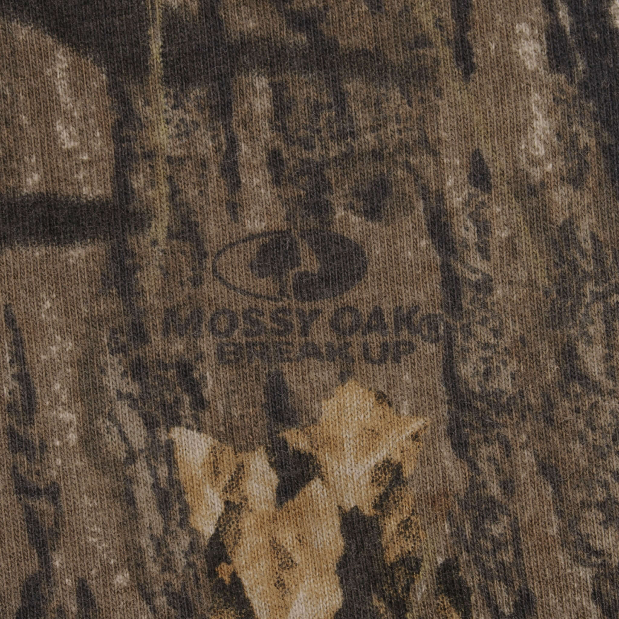 Vintage Hunting Mossy Oak Camo Long Sleeve Pocket Tee Shirt Size XL