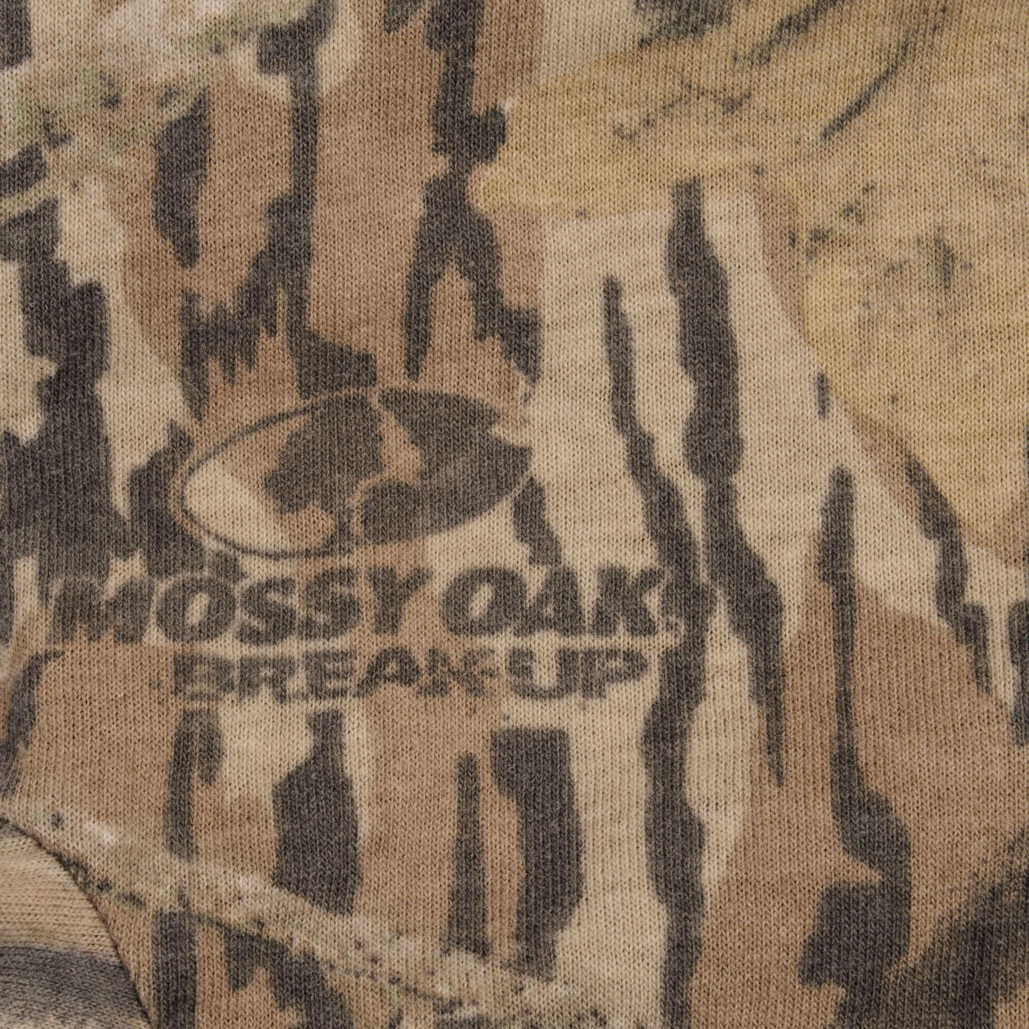 VINTAGE HUNTING MOSSY OAK CAMO LONG SLEEVE POCKET TEE SHIRT SIZE XL