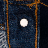 Vintage Preshrunk Levis 501 Indigo Jeans 1990S Size 30X29 Made In Usa With A Medium Dark Wash
Size on Tag 33X32 Actual size 30X29
Back Button #653