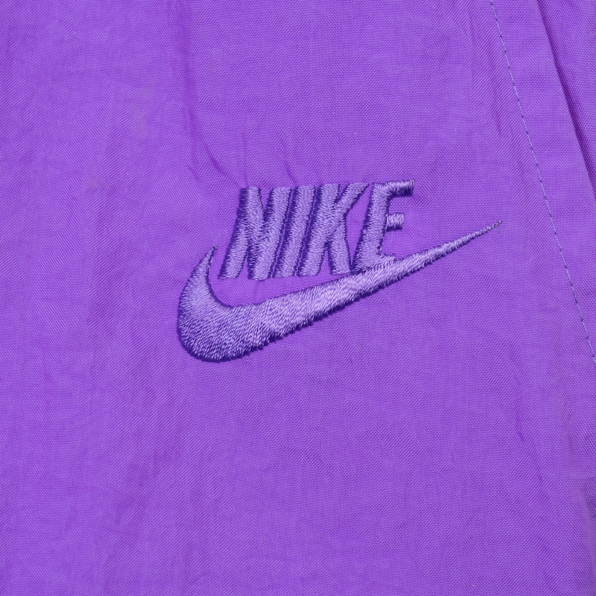 Vintage Nike Purple Track Pants Early 1990S Size Medium Woman
