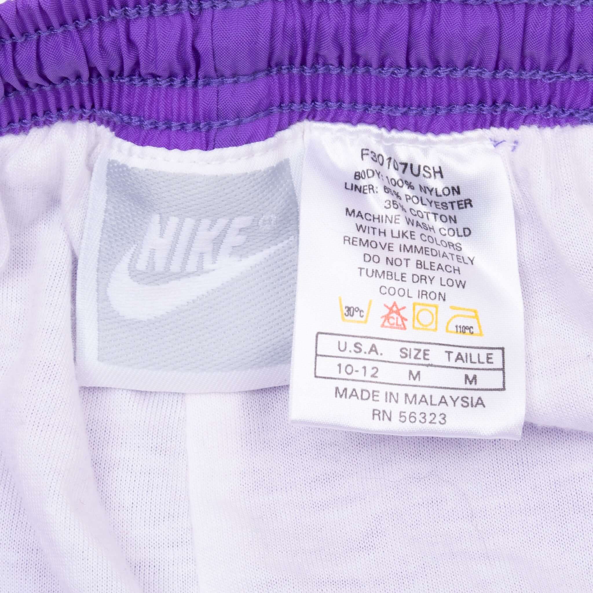 Vintage Nike Purple Track Pants Early 1990S Size Medium Woman