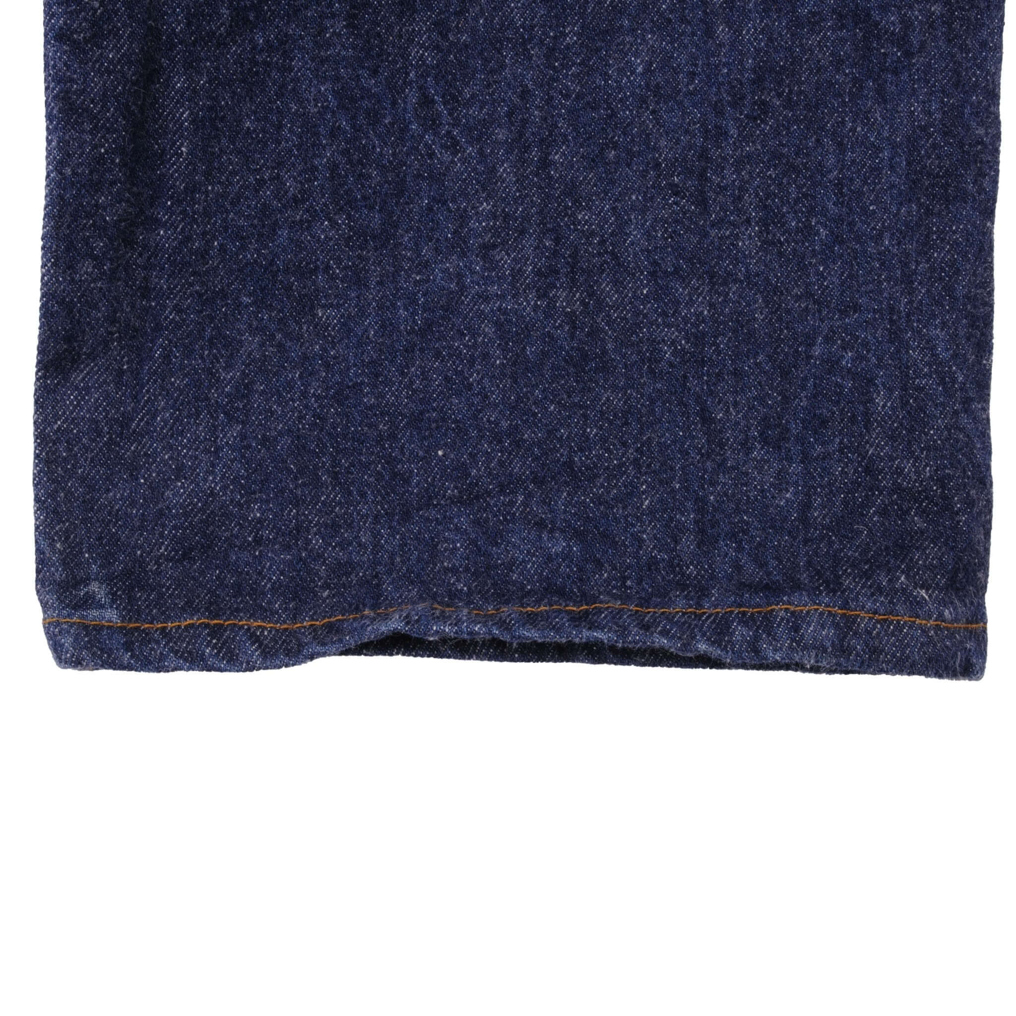 Beautiful Indigo Levis 501 Jeans 1980s Made in USA with Very Dark Wash Size on tag 35X30 Actual Size 32X28 Back Button #552