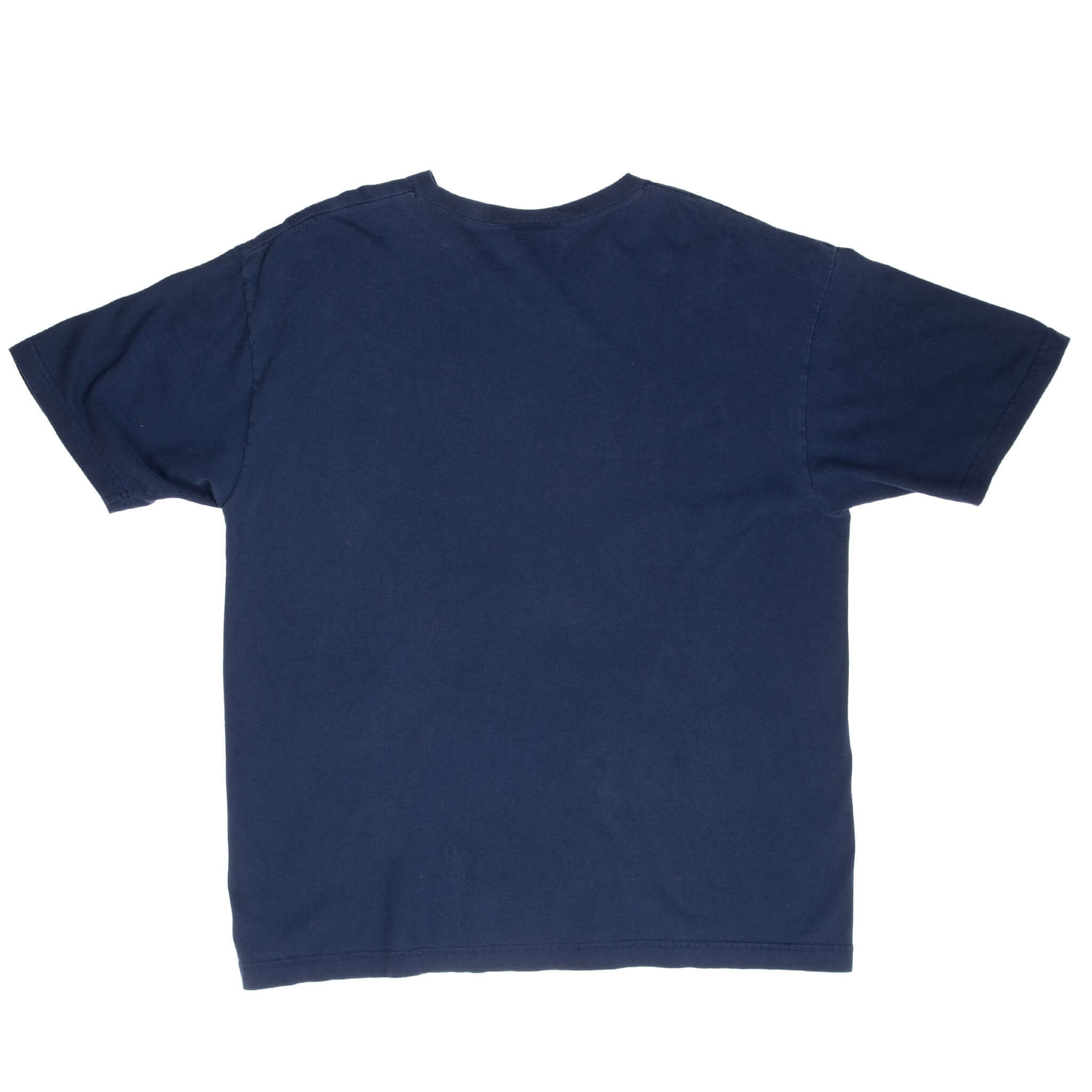 Vintage Tommy Hilfiger Blue V Neck Tee Shirt 1990S Size Large